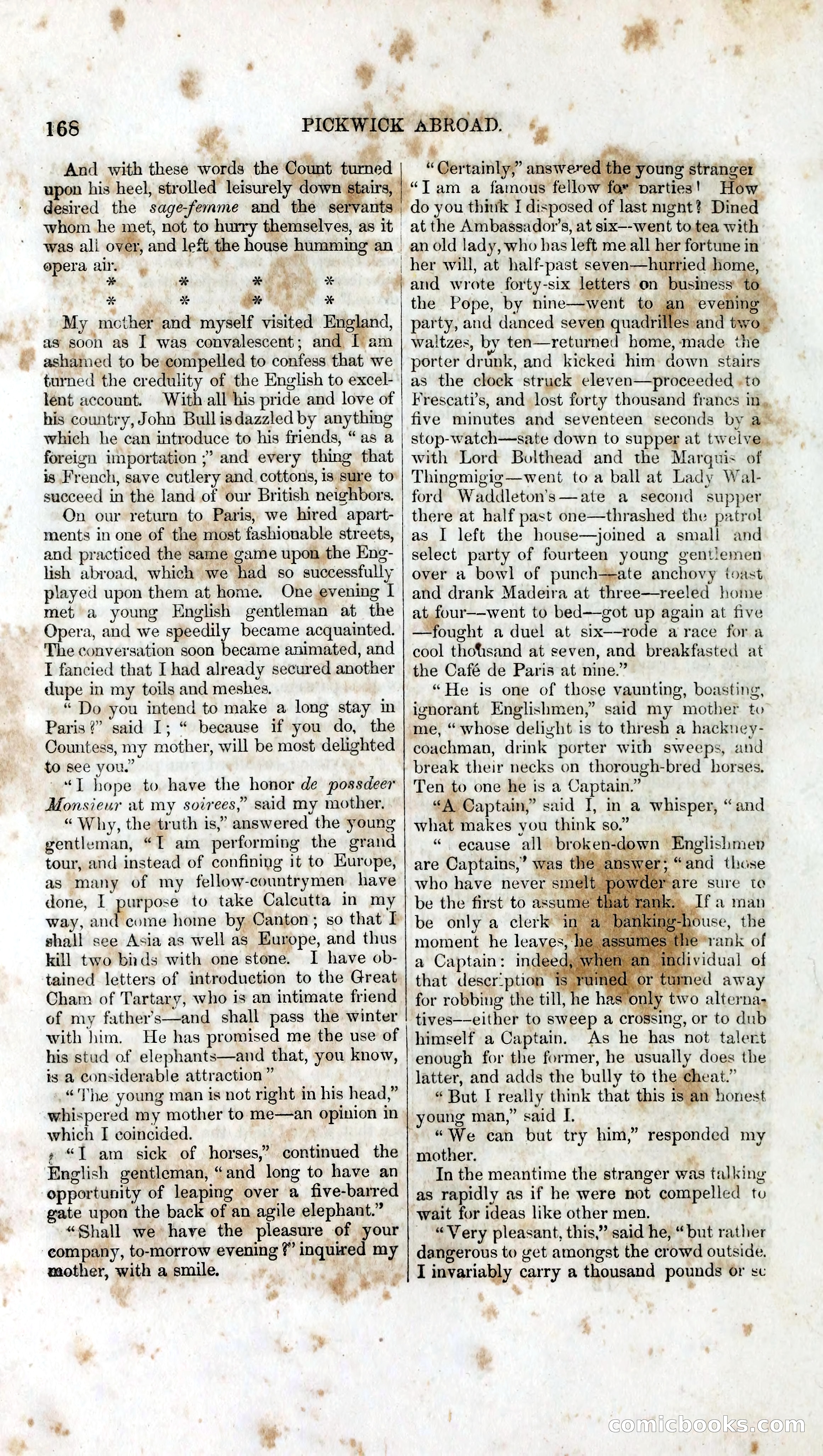 Pickwick Abroad: A Companion to the Pickwick Papers — page 184 of 400
