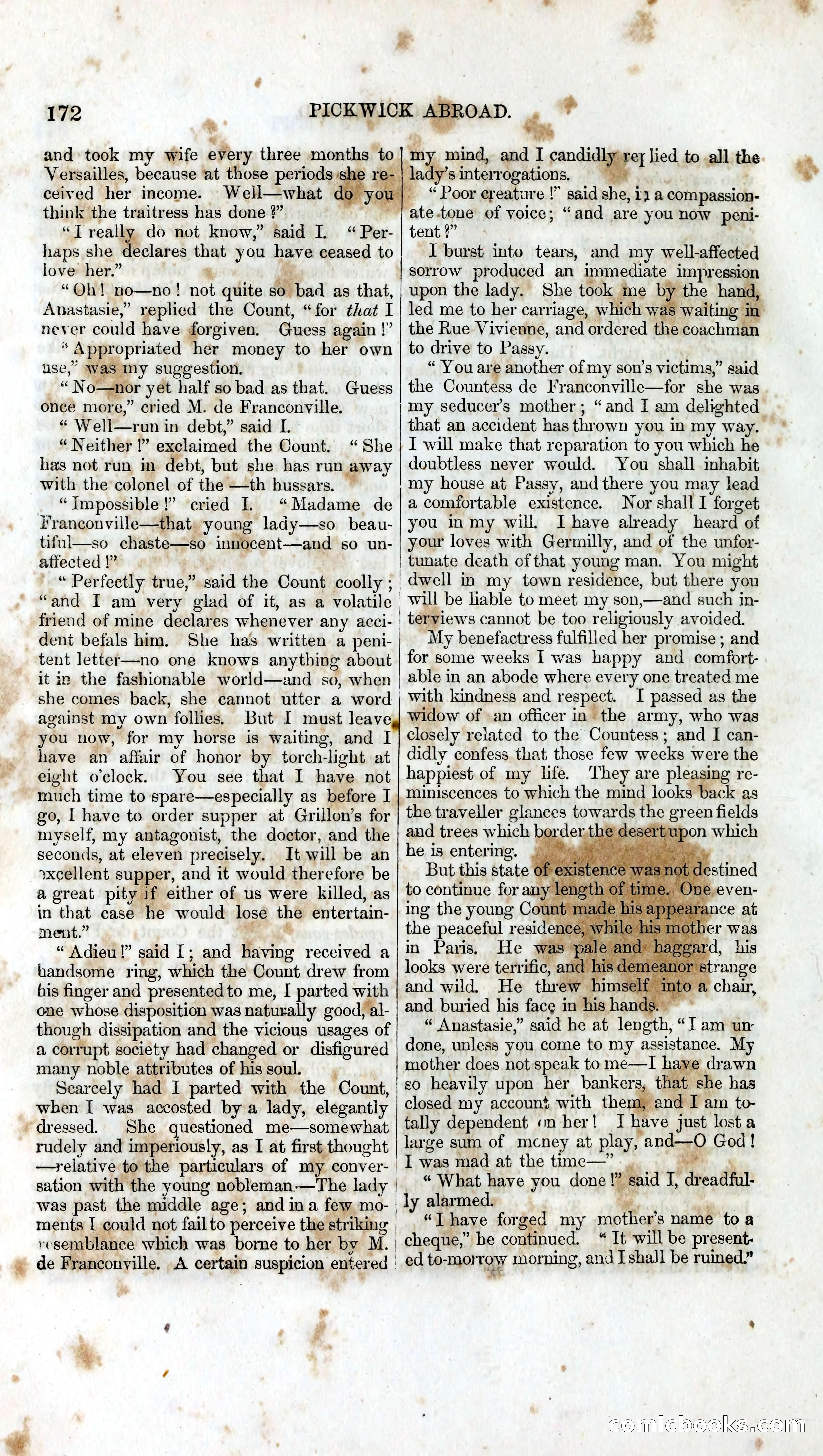 Pickwick Abroad: A Companion to the Pickwick Papers — page 188 of 400