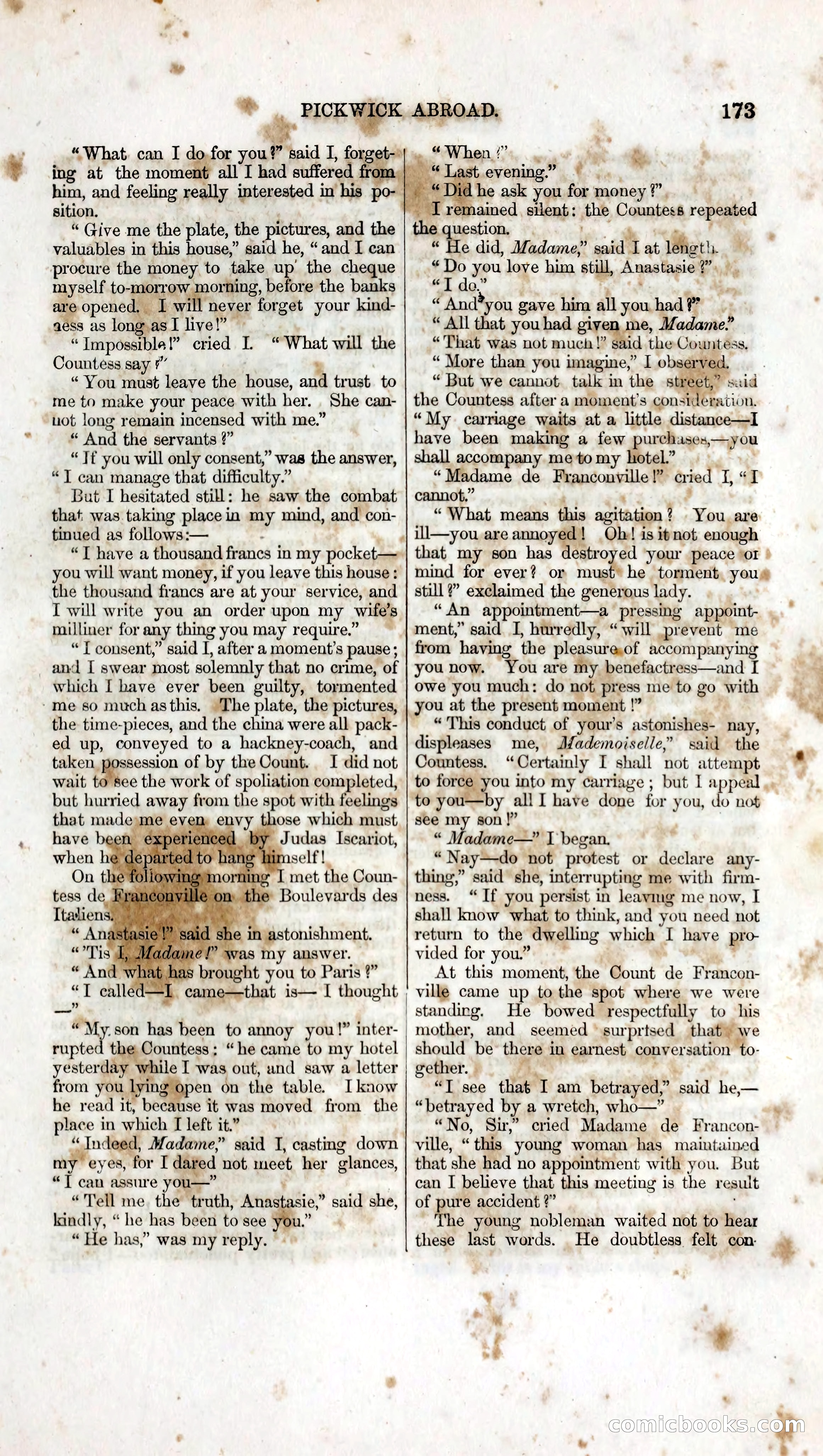 Pickwick Abroad: A Companion to the Pickwick Papers — page 189 of 400
