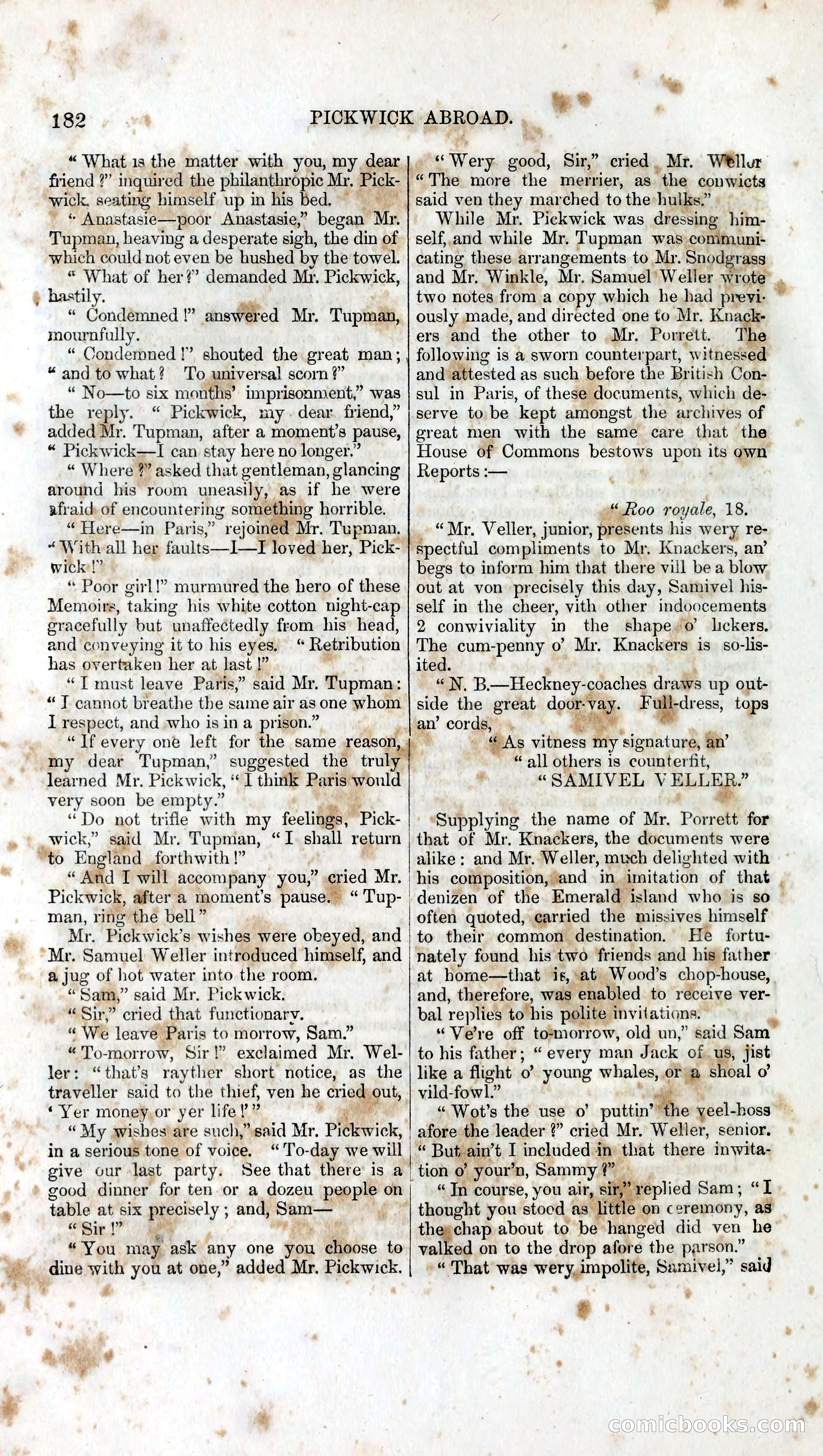 Pickwick Abroad: A Companion to the Pickwick Papers — page 198 of 400