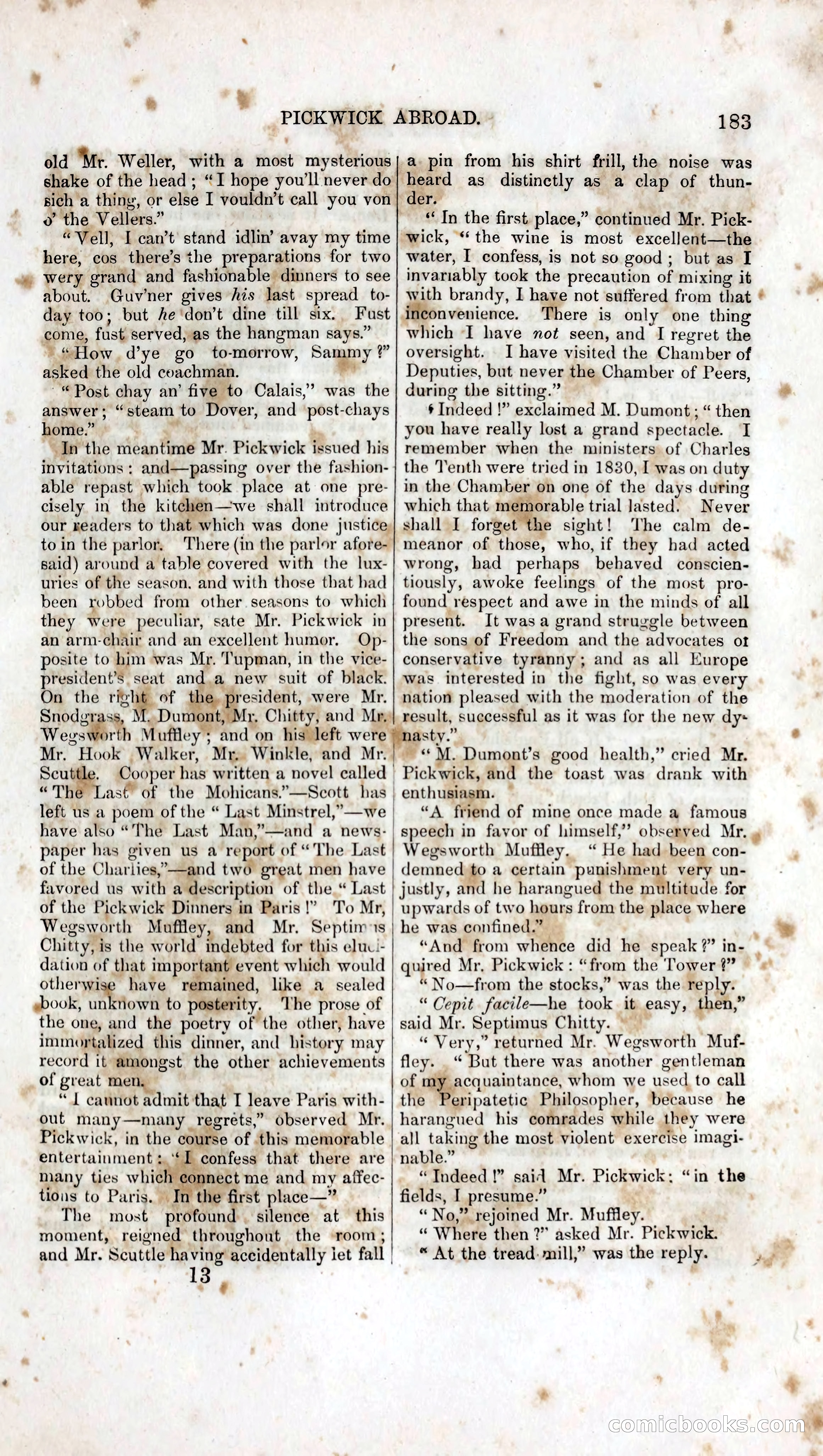 Pickwick Abroad: A Companion to the Pickwick Papers — page 199 of 400