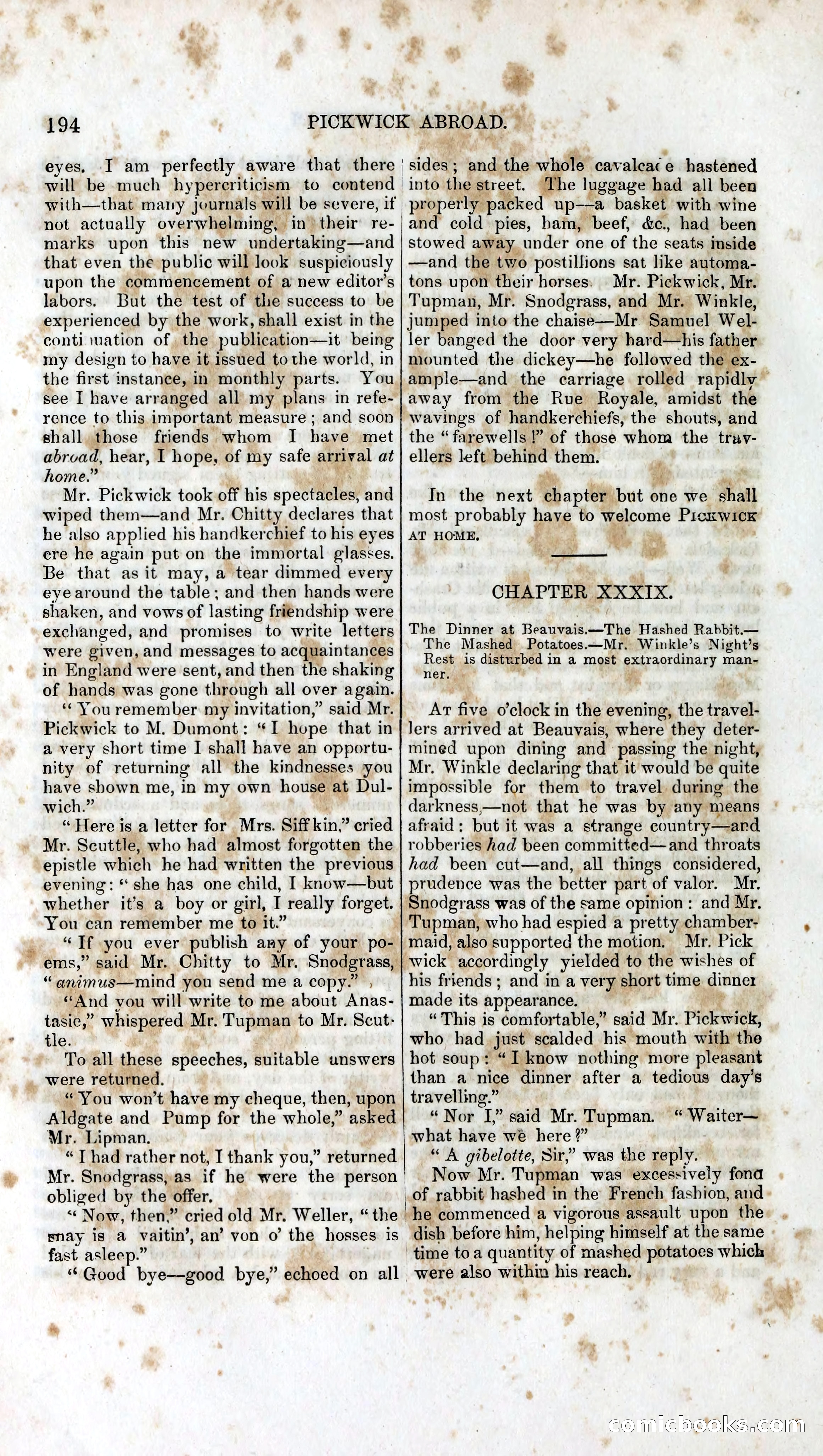 Pickwick Abroad: A Companion to the Pickwick Papers — page 210 of 400