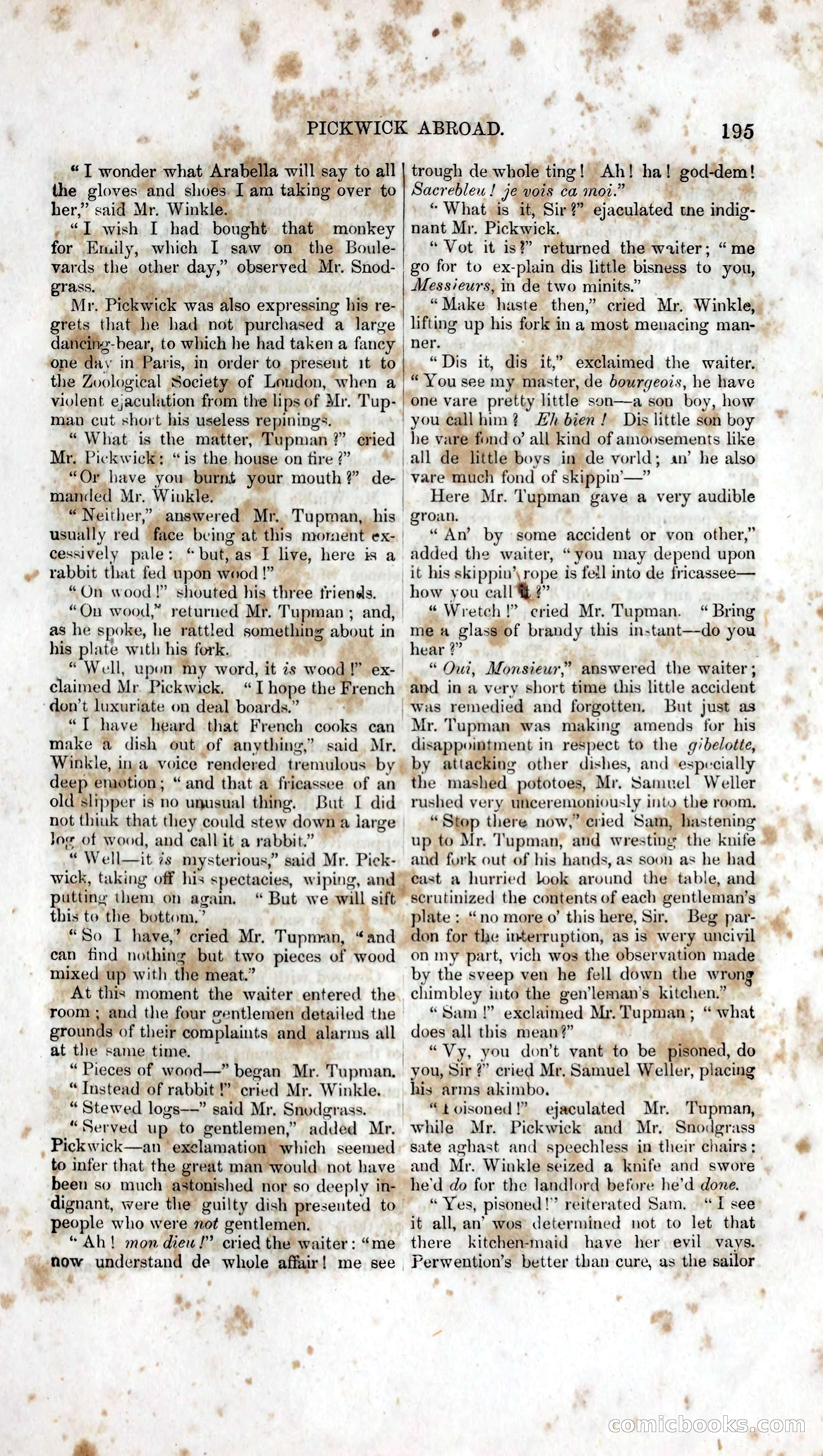 Pickwick Abroad: A Companion to the Pickwick Papers — page 211 of 400