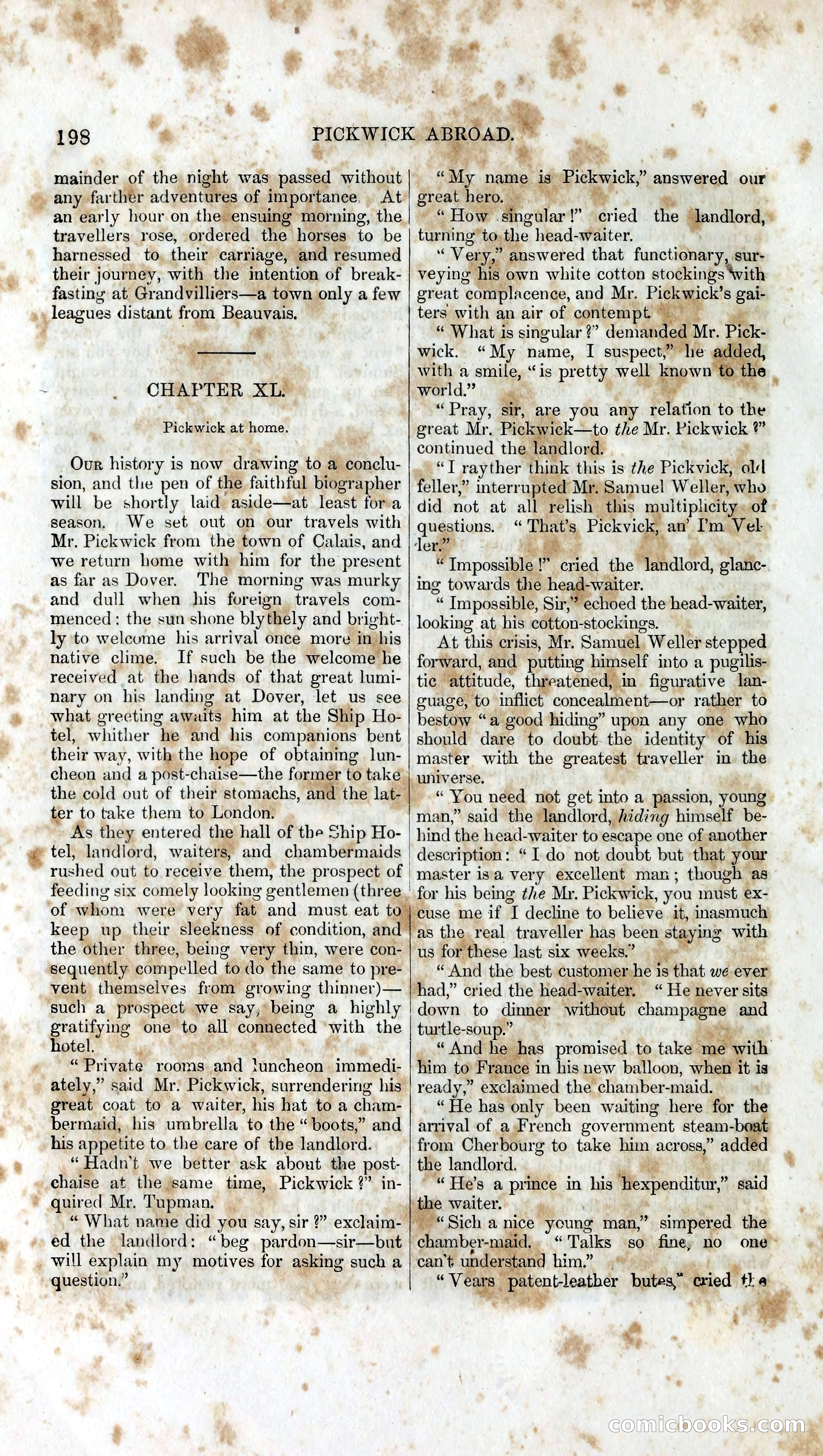 Pickwick Abroad: A Companion to the Pickwick Papers — page 214 of 400