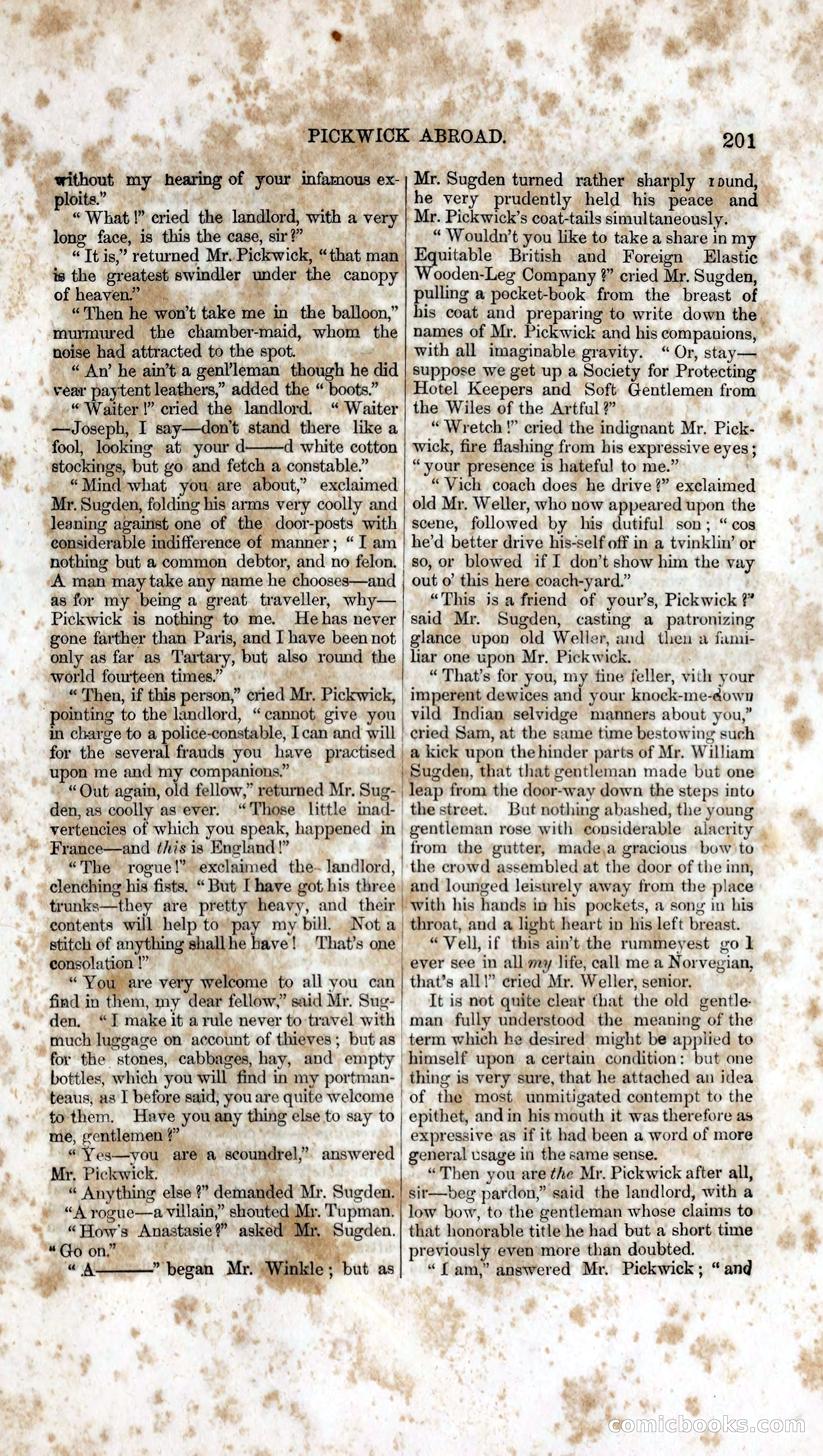 Pickwick Abroad: A Companion to the Pickwick Papers — page 217 of 400