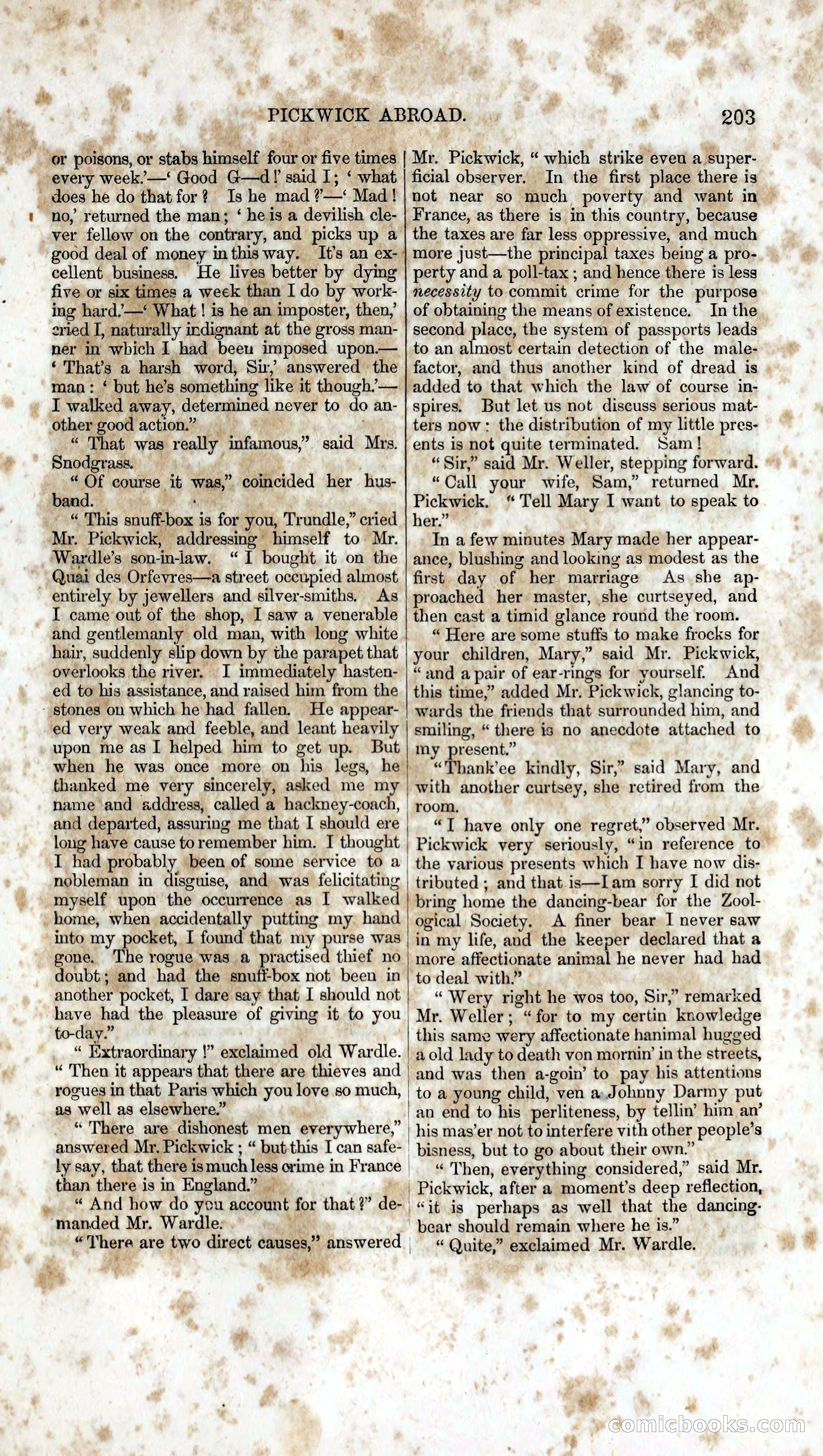 Pickwick Abroad: A Companion to the Pickwick Papers — page 219 of 400