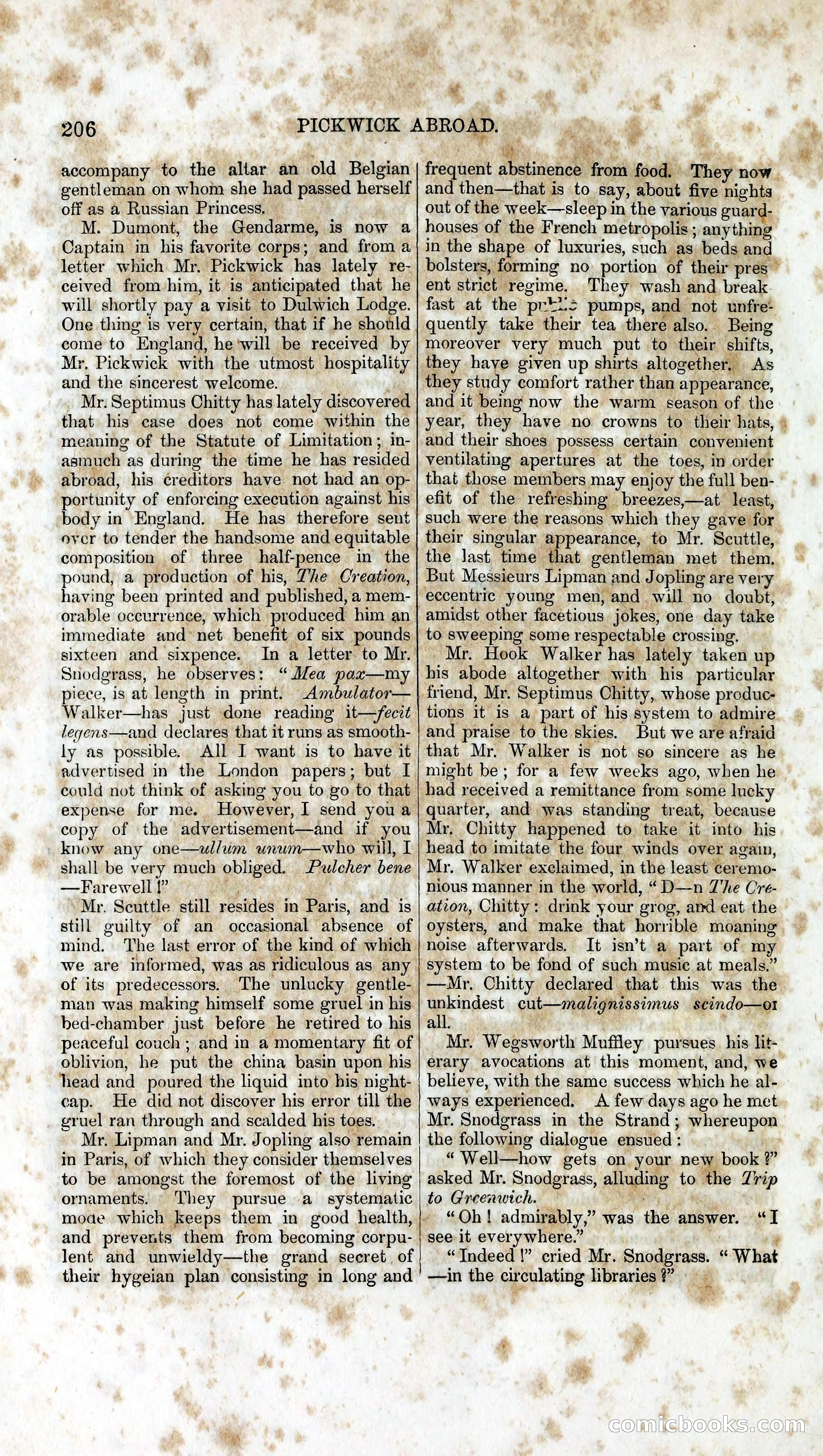 Pickwick Abroad: A Companion to the Pickwick Papers — page 222 of 400