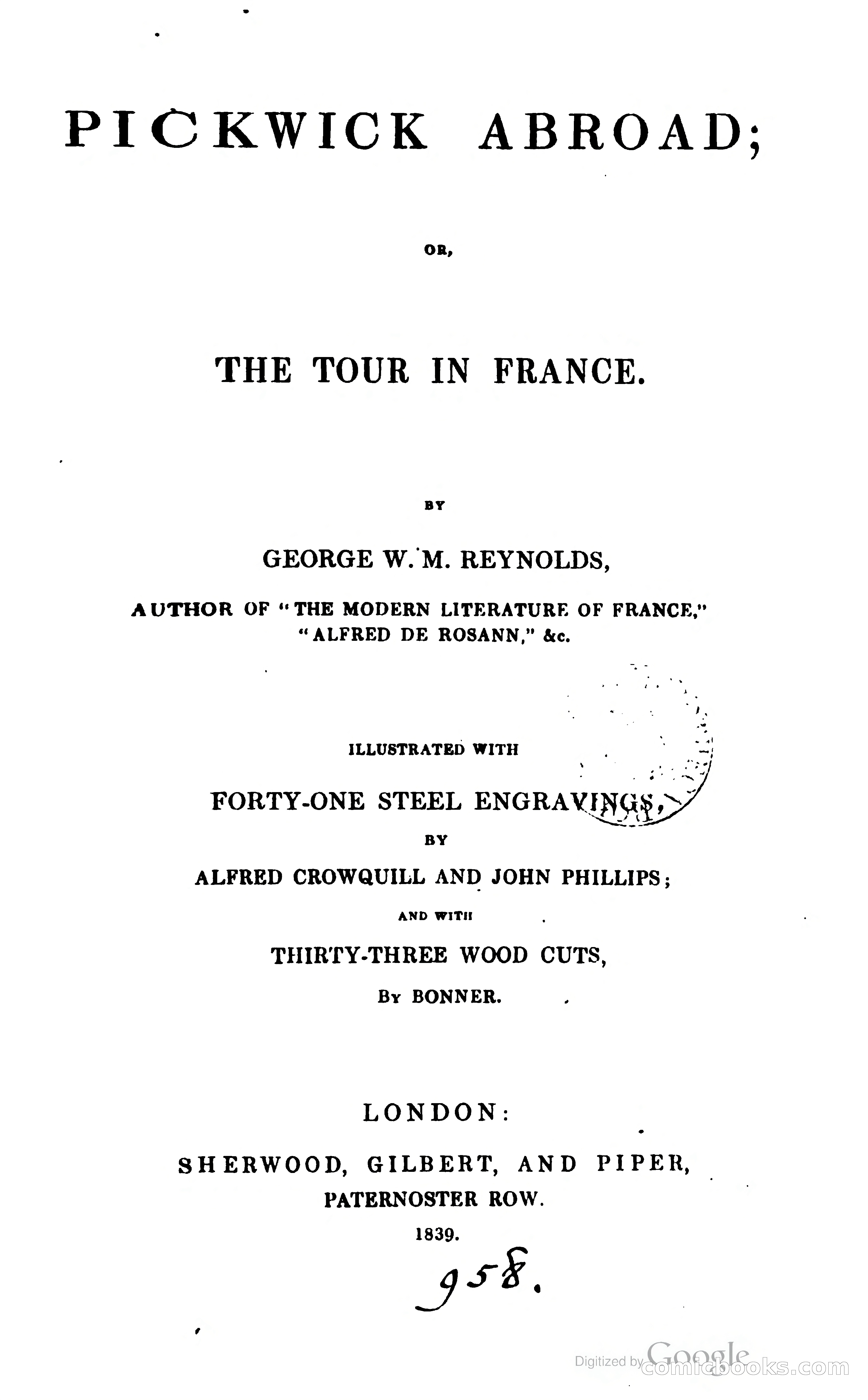 Pickwick Abroad: or, The Tour in France — page 10 of 400