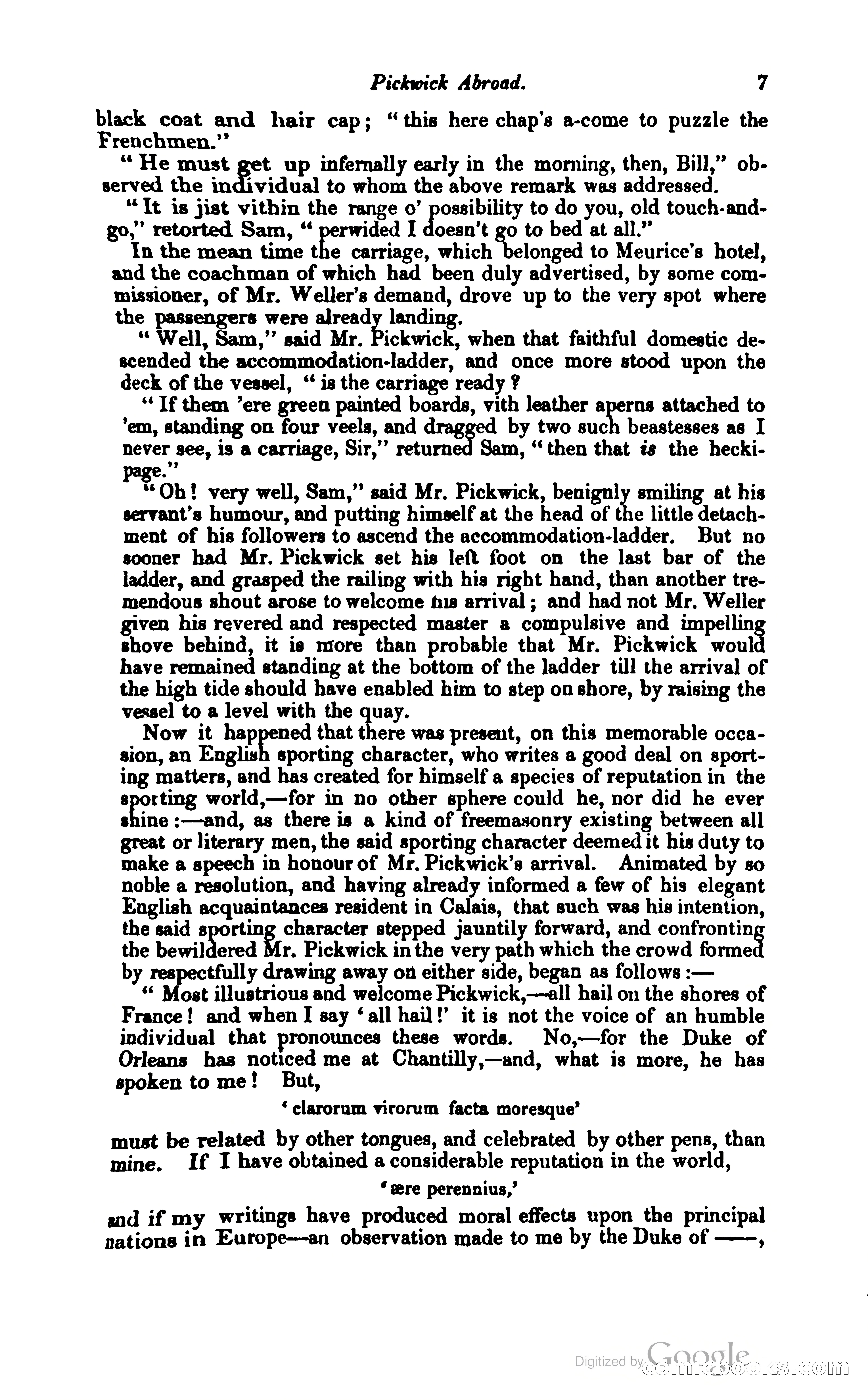Pickwick Abroad: or, The Tour in France — page 32 of 400
