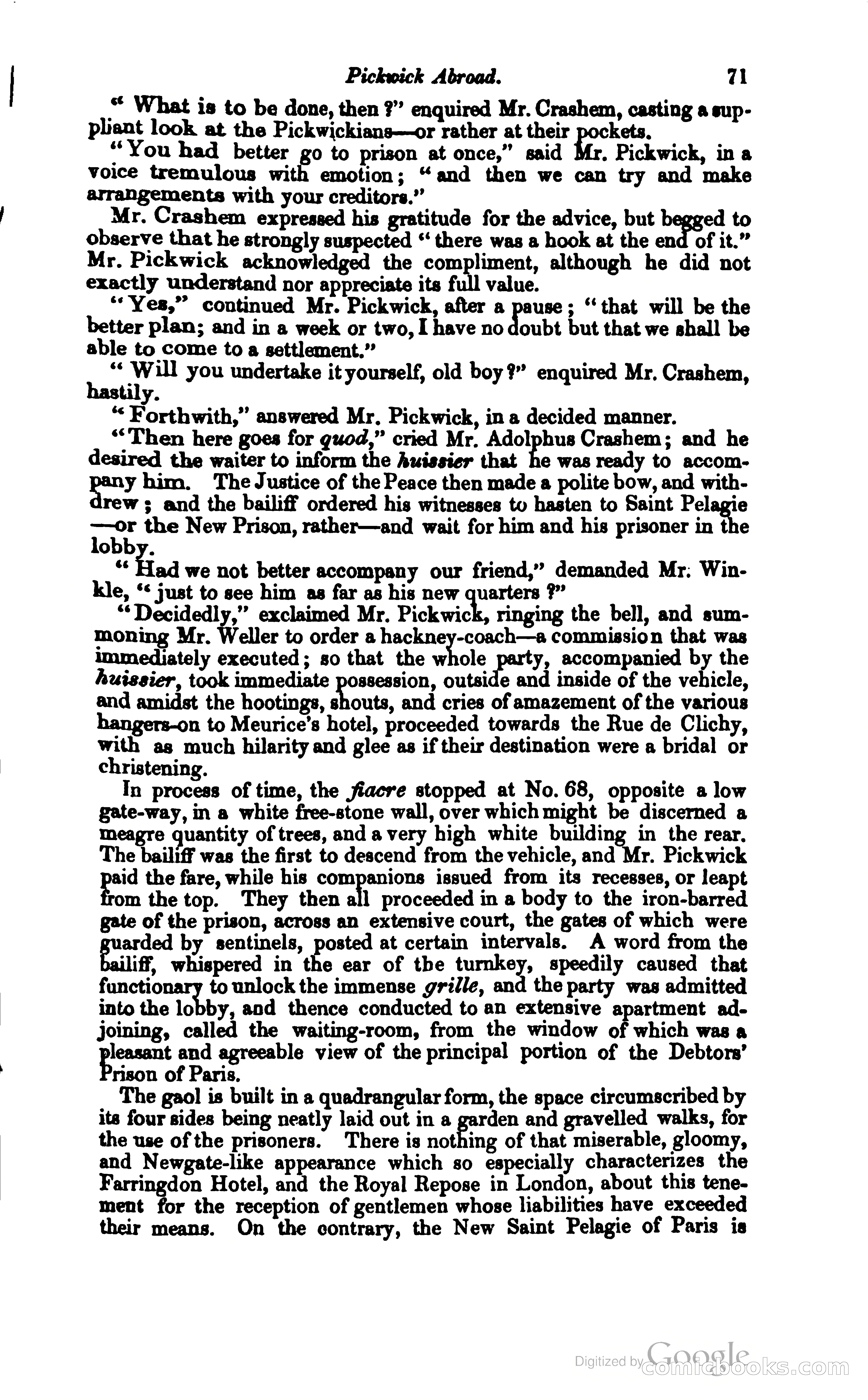 Pickwick Abroad: or, The Tour in France — page 104 of 400
