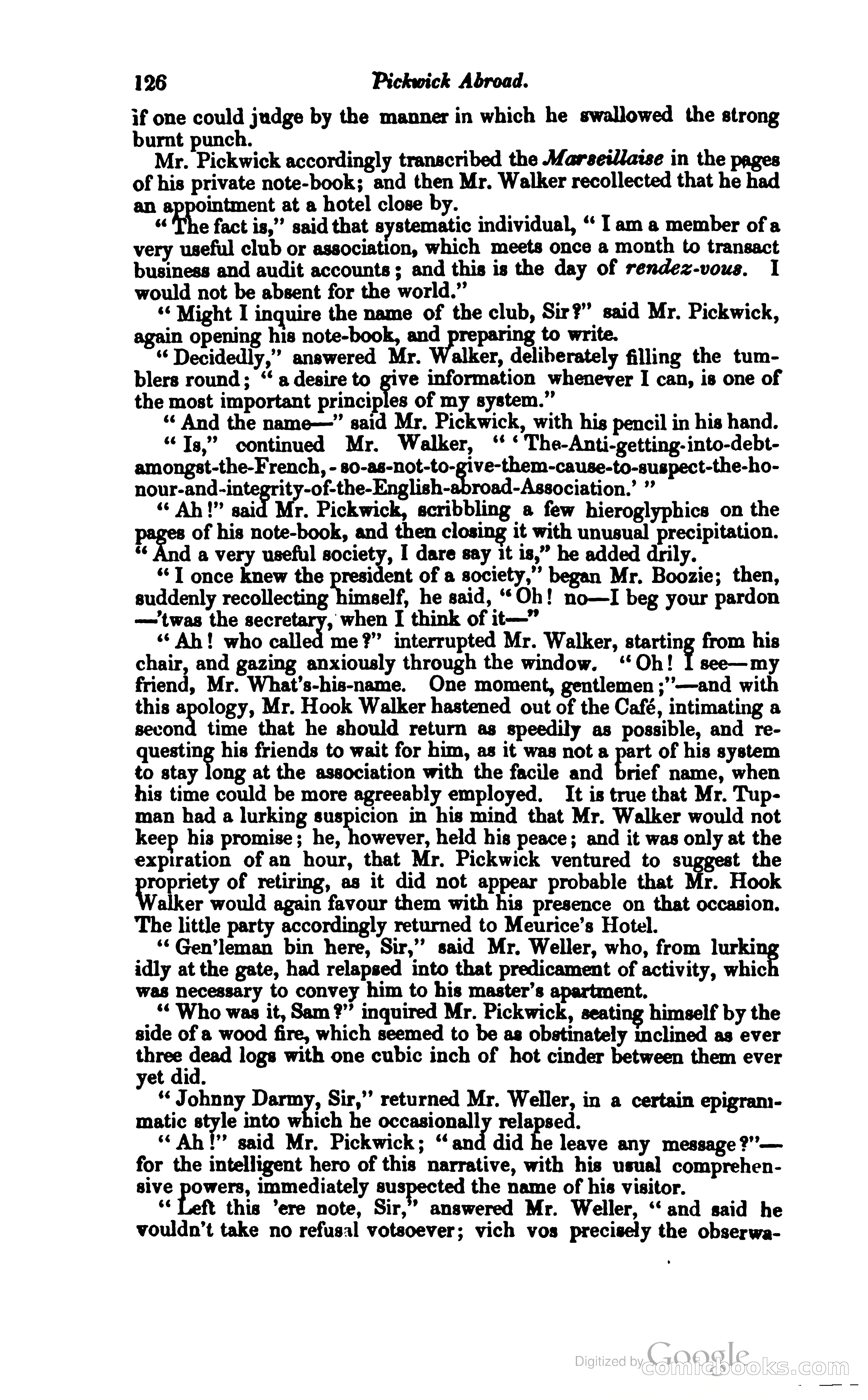 Pickwick Abroad: or, The Tour in France — page 167 of 400