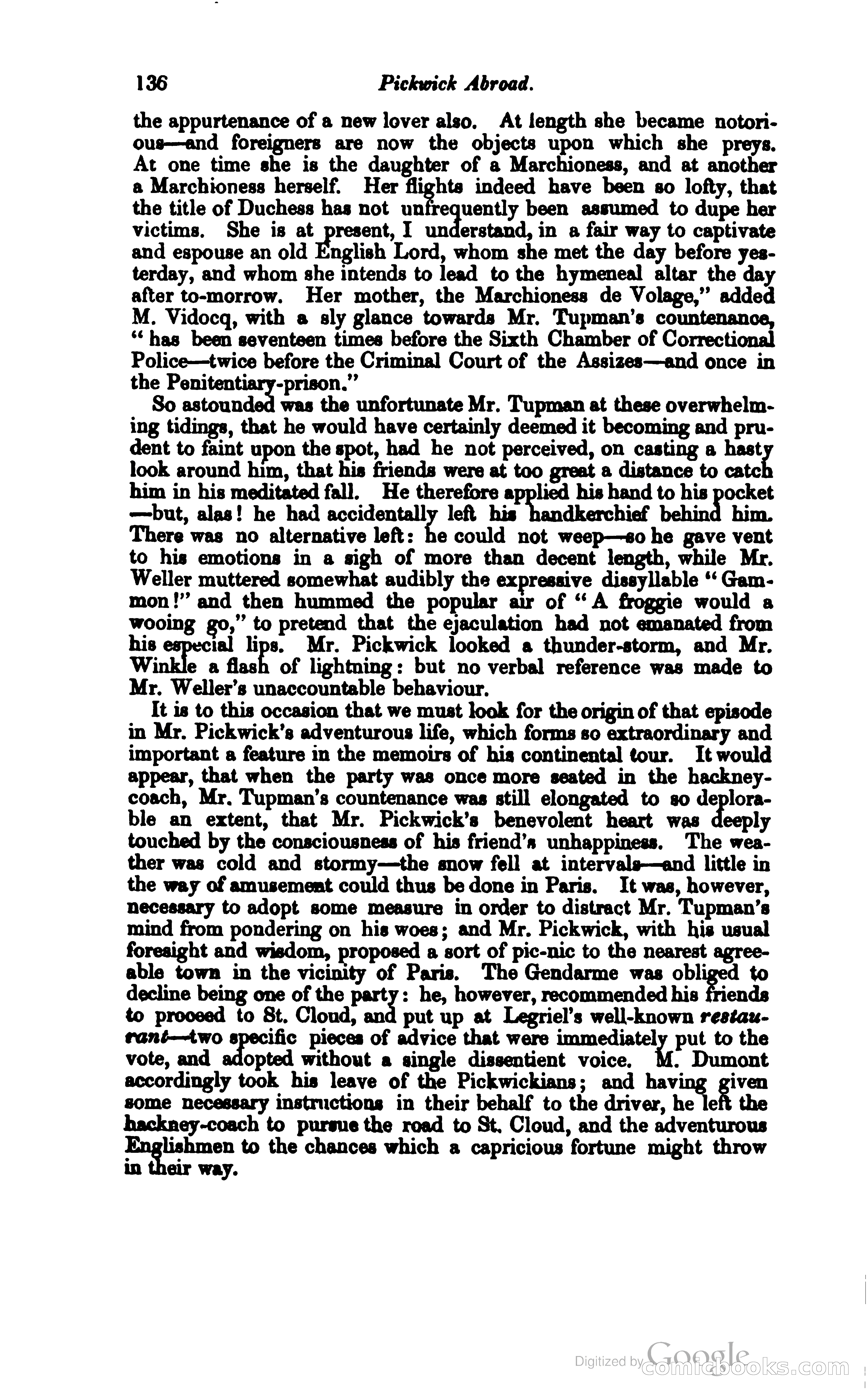 Pickwick Abroad: or, The Tour in France — page 179 of 400
