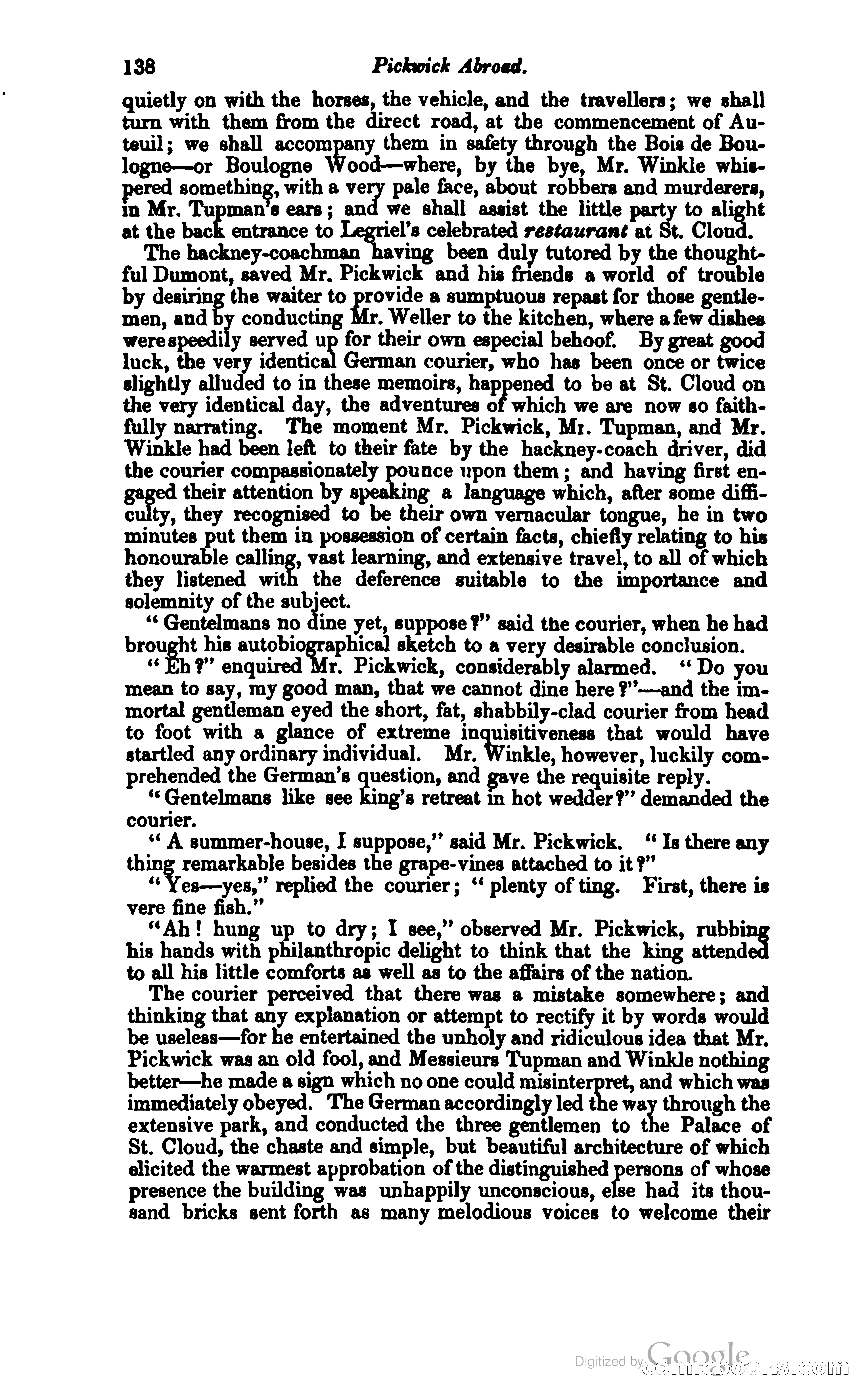 Pickwick Abroad: or, The Tour in France — page 181 of 400
