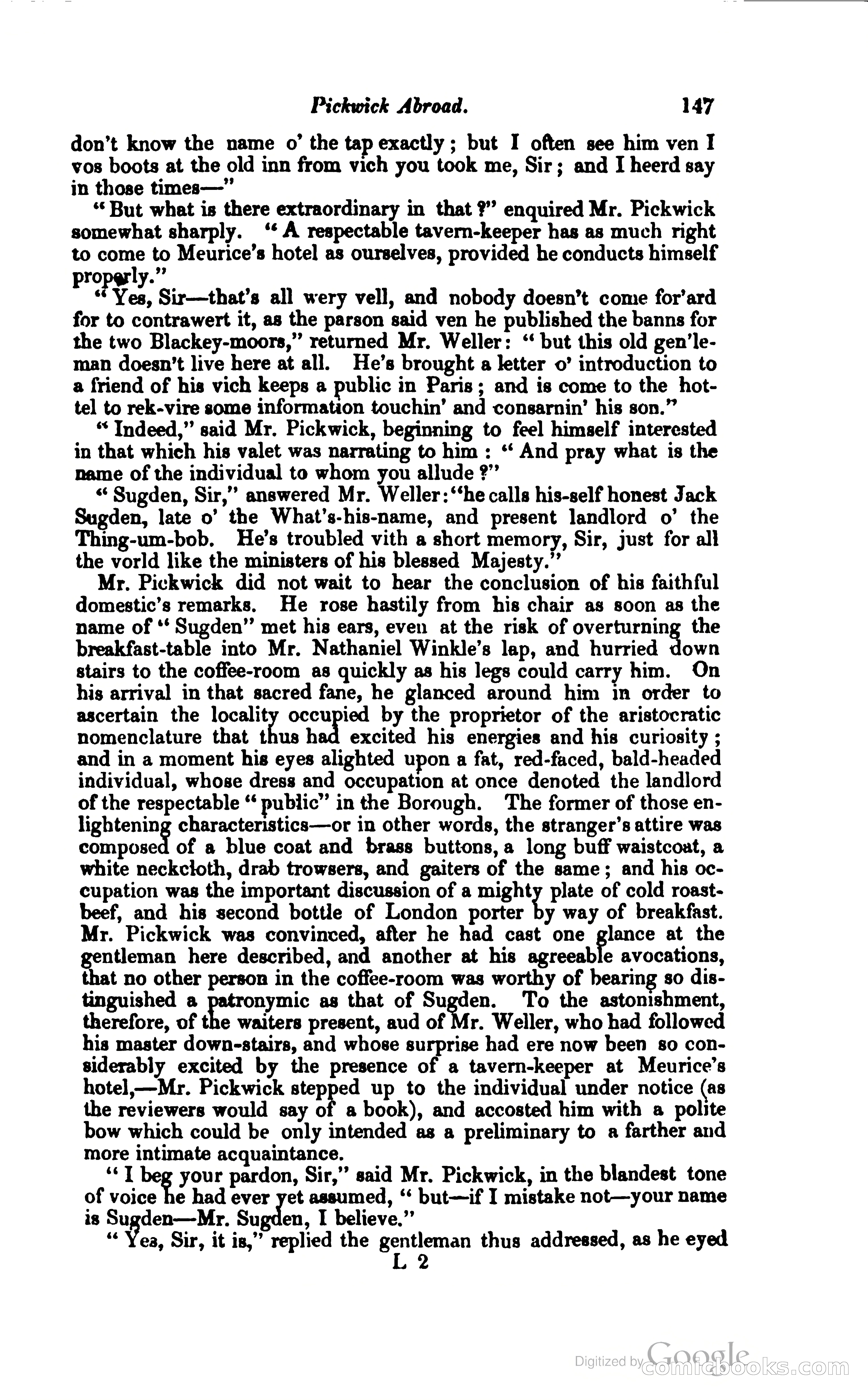 Pickwick Abroad: or, The Tour in France — page 192 of 400