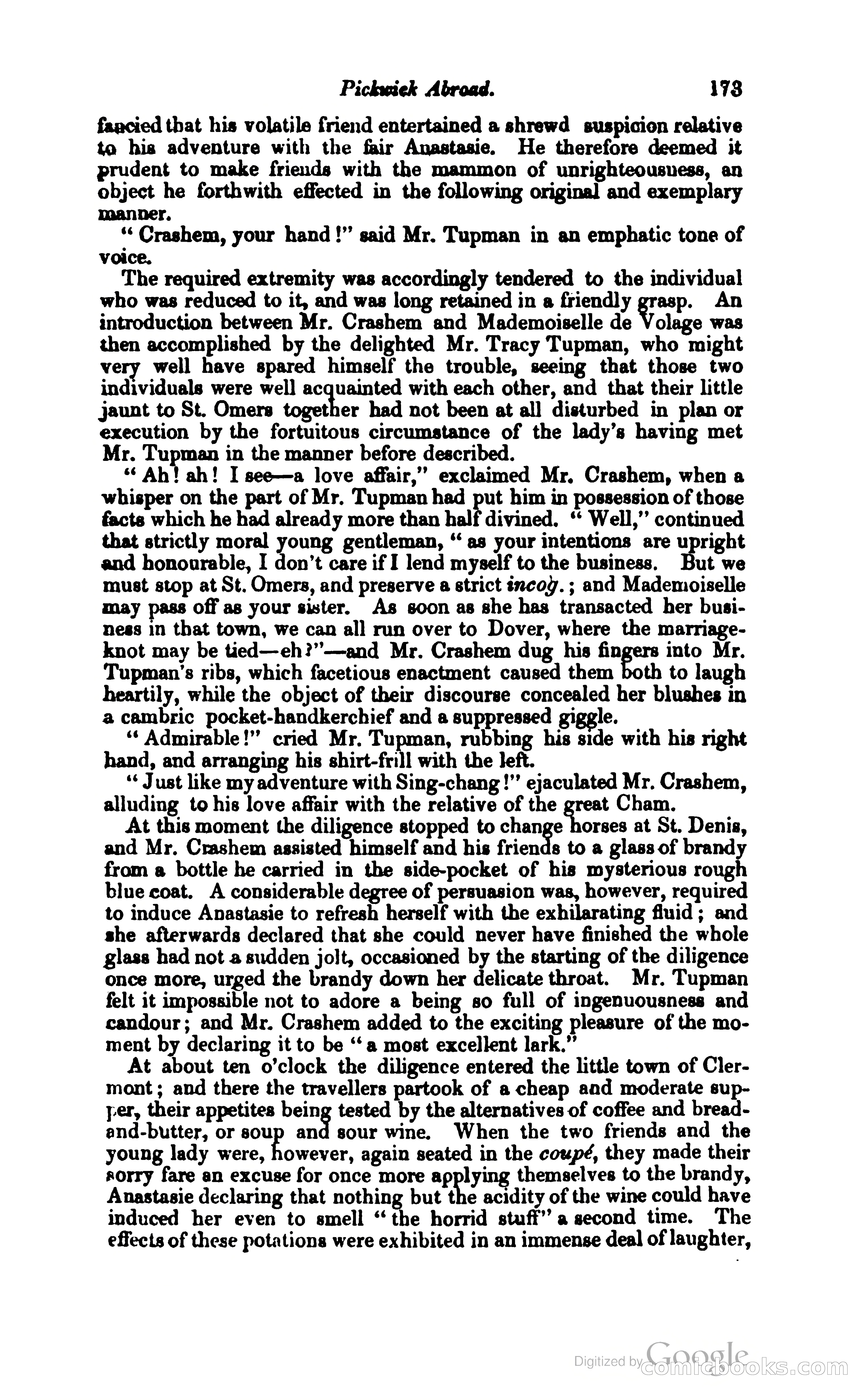 Pickwick Abroad: or, The Tour in France — page 220 of 400