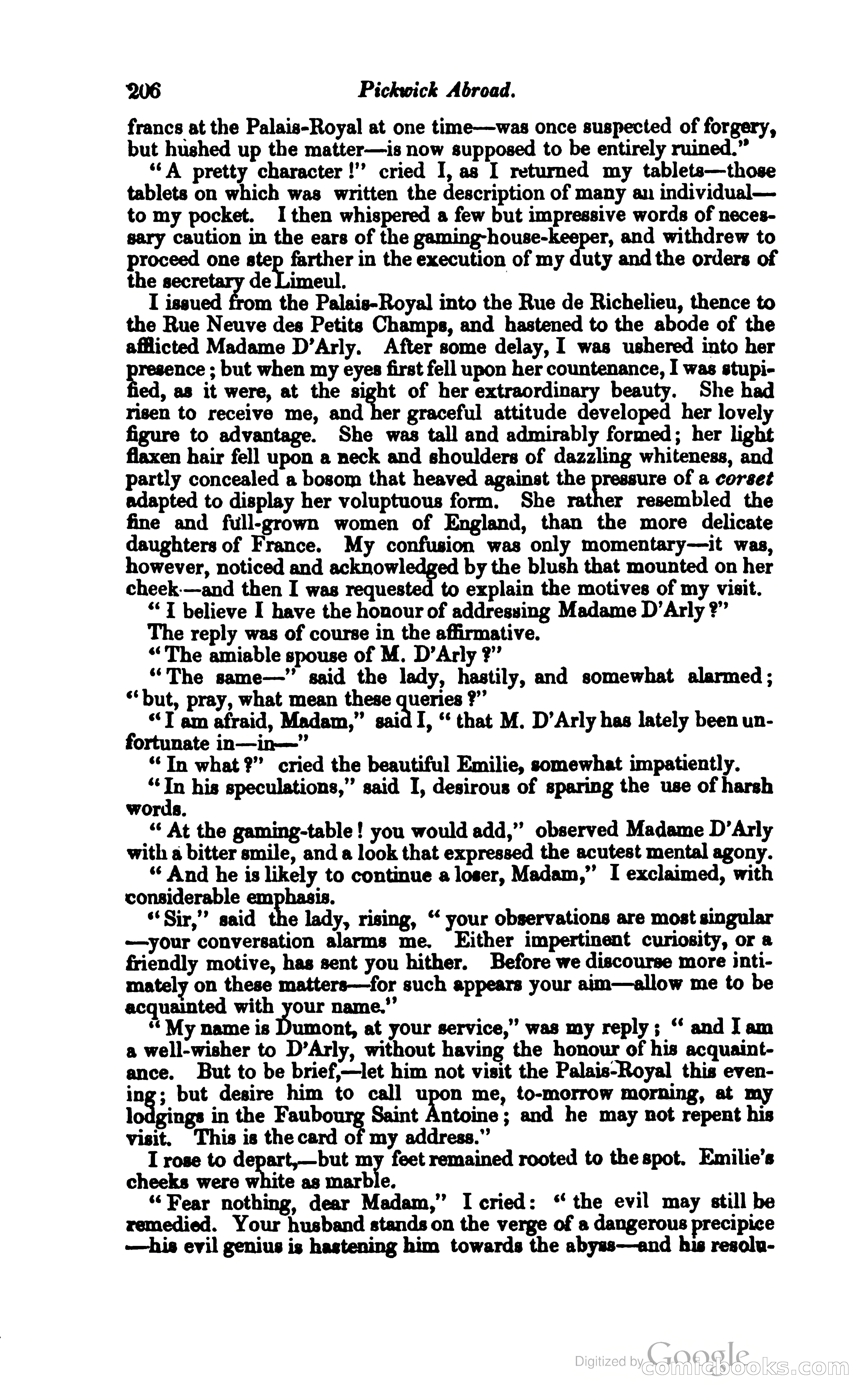 Pickwick Abroad: or, The Tour in France — page 255 of 400