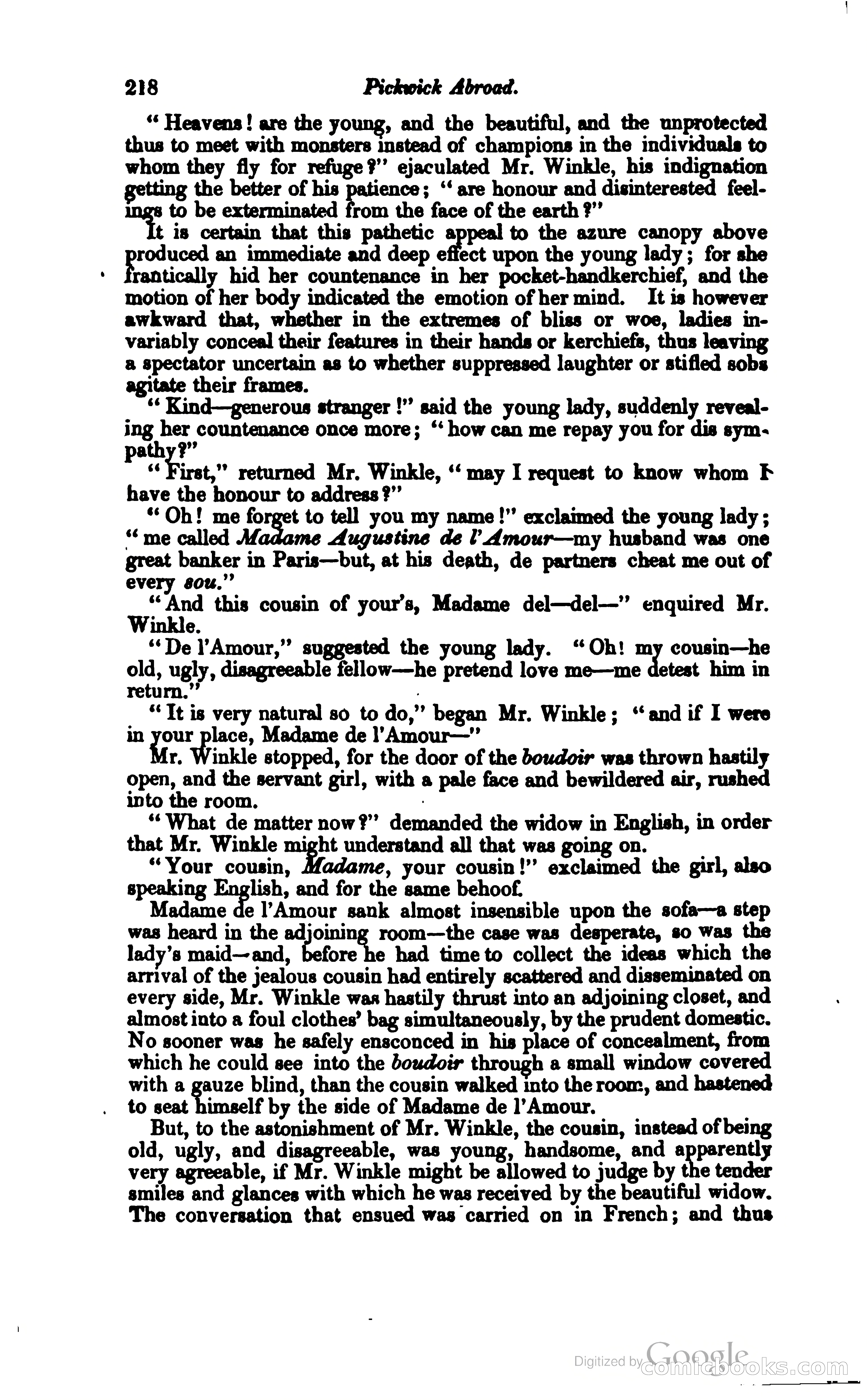 Pickwick Abroad: or, The Tour in France — page 269 of 400