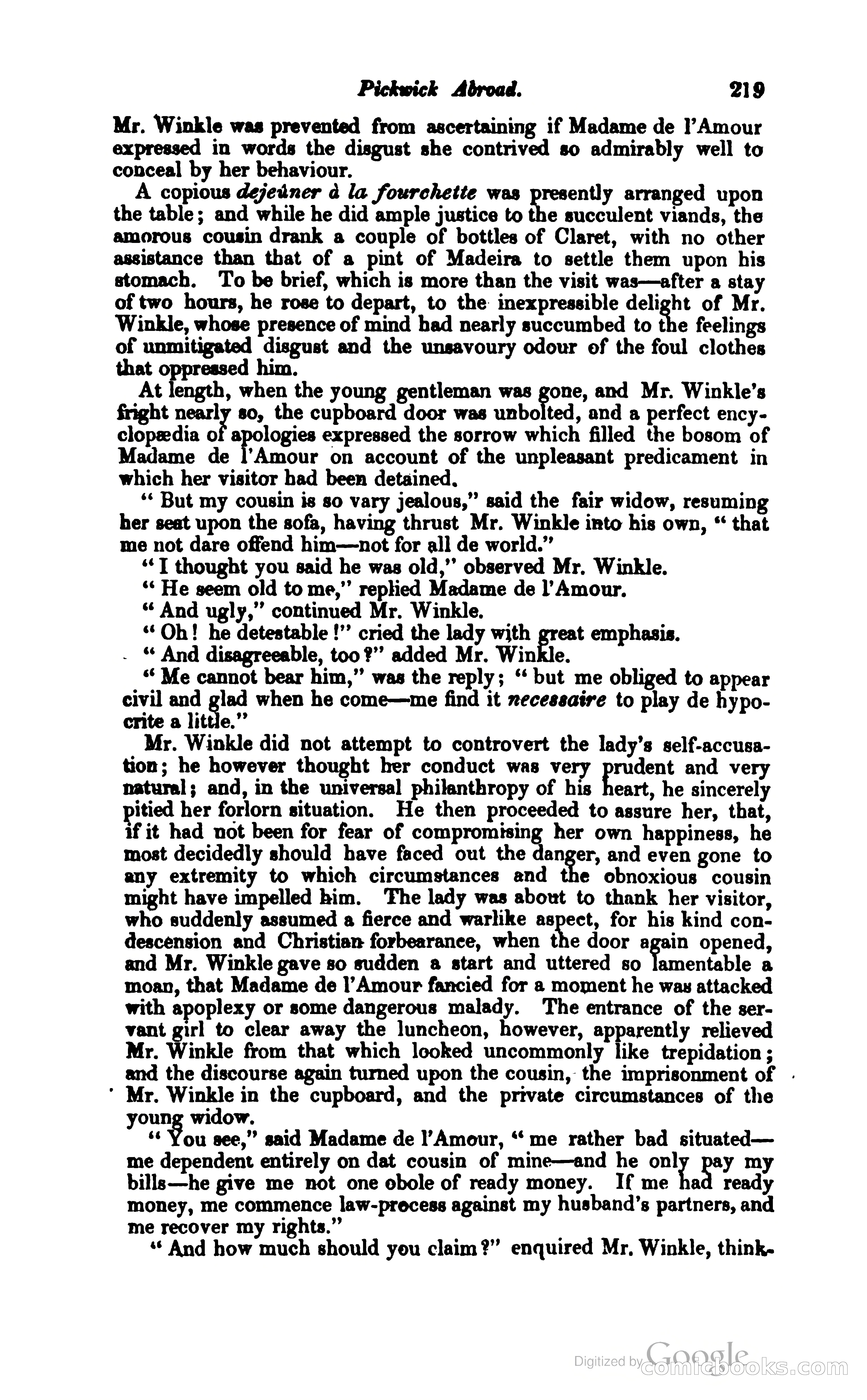 Pickwick Abroad: or, The Tour in France — page 272 of 400