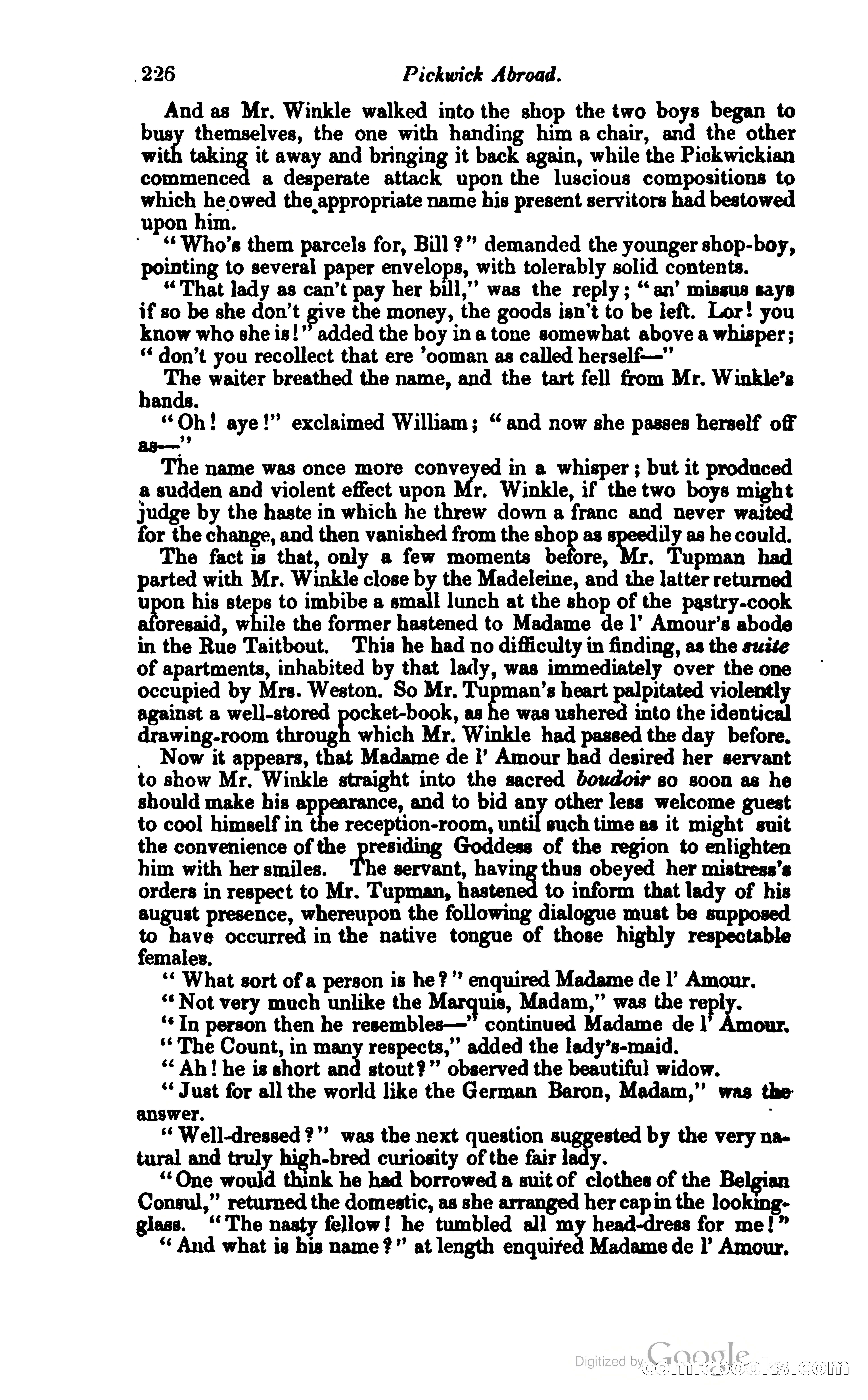 Pickwick Abroad: or, The Tour in France — page 279 of 400
