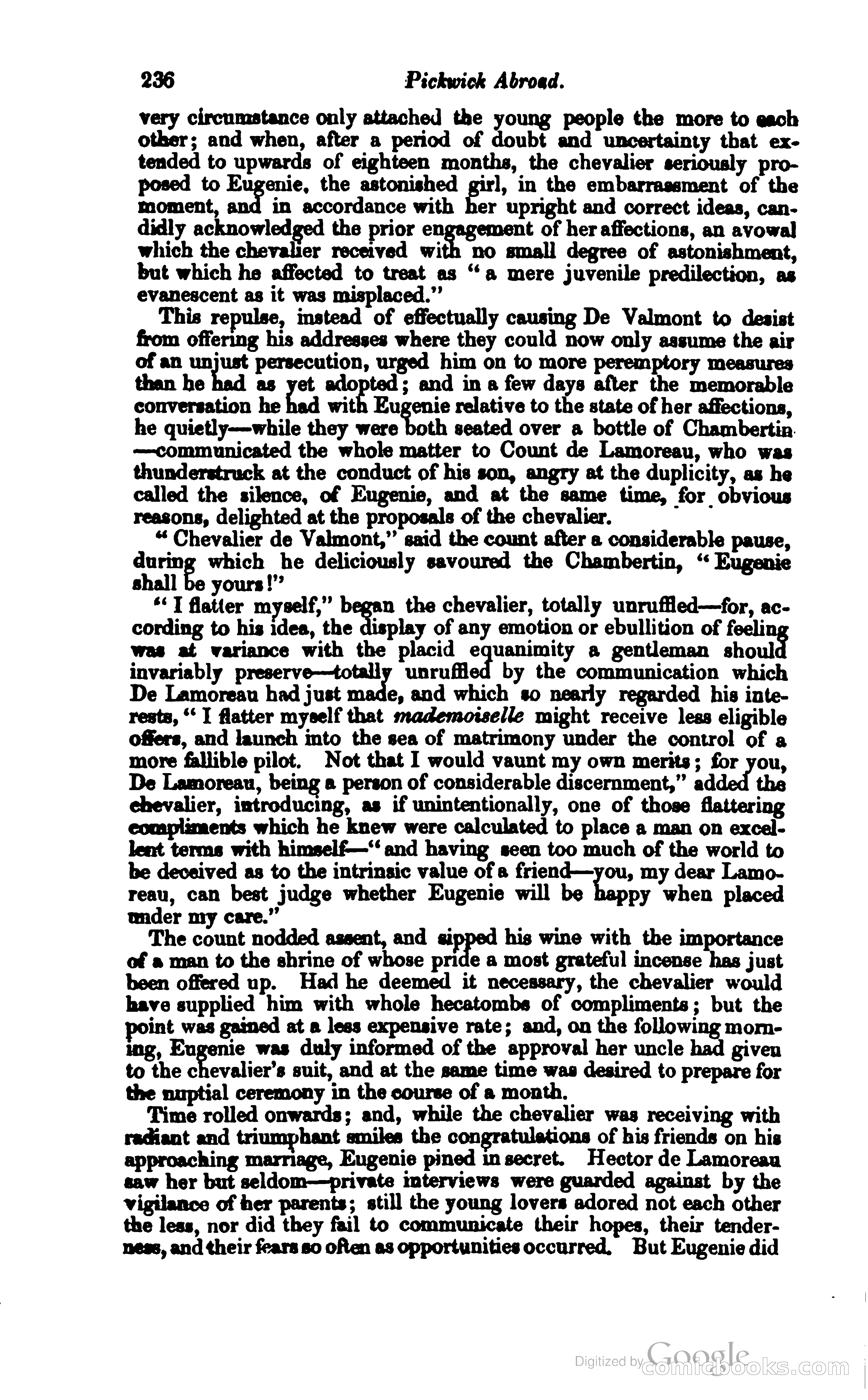 Pickwick Abroad: or, The Tour in France — page 291 of 400