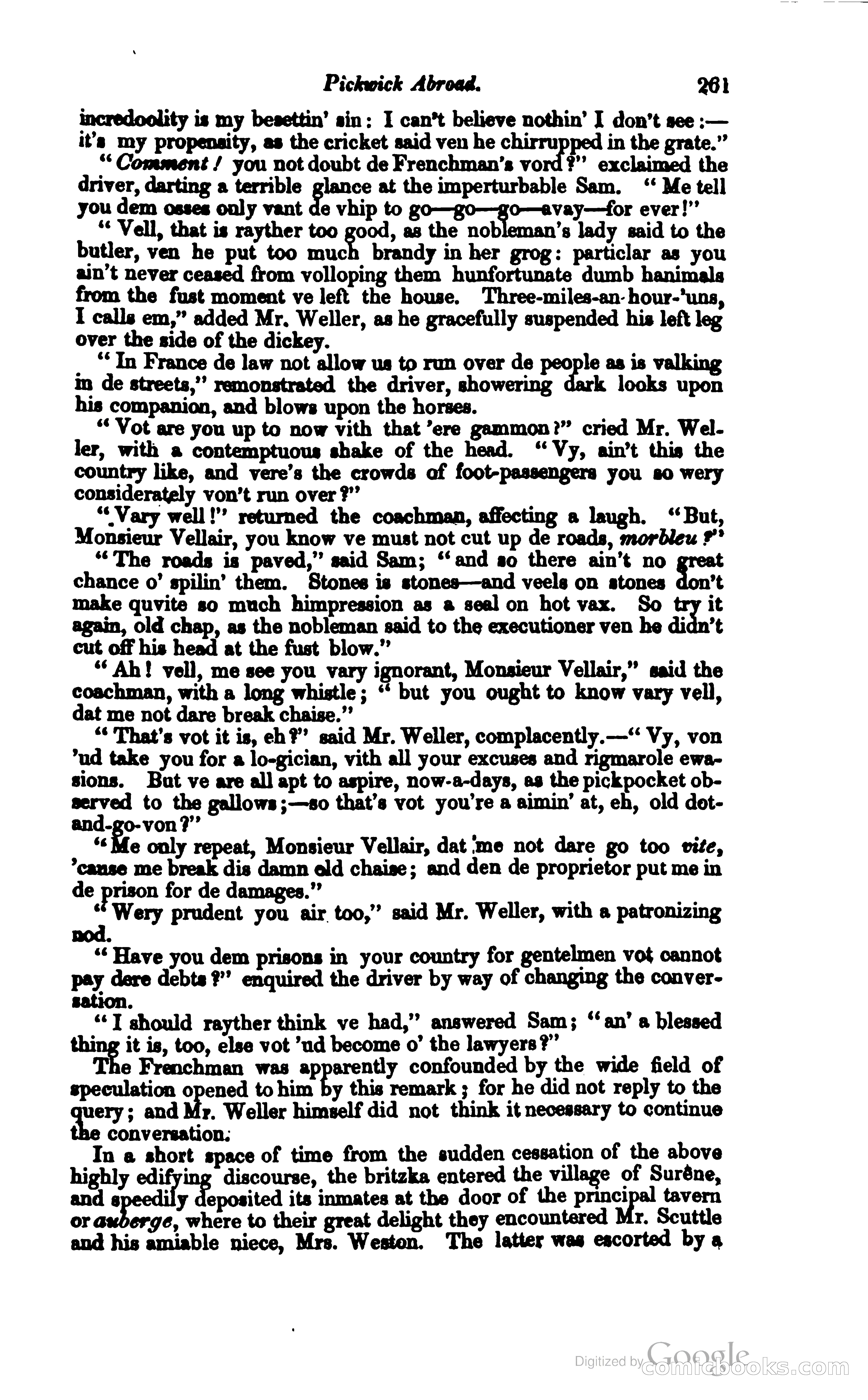 Pickwick Abroad: or, The Tour in France — page 318 of 400
