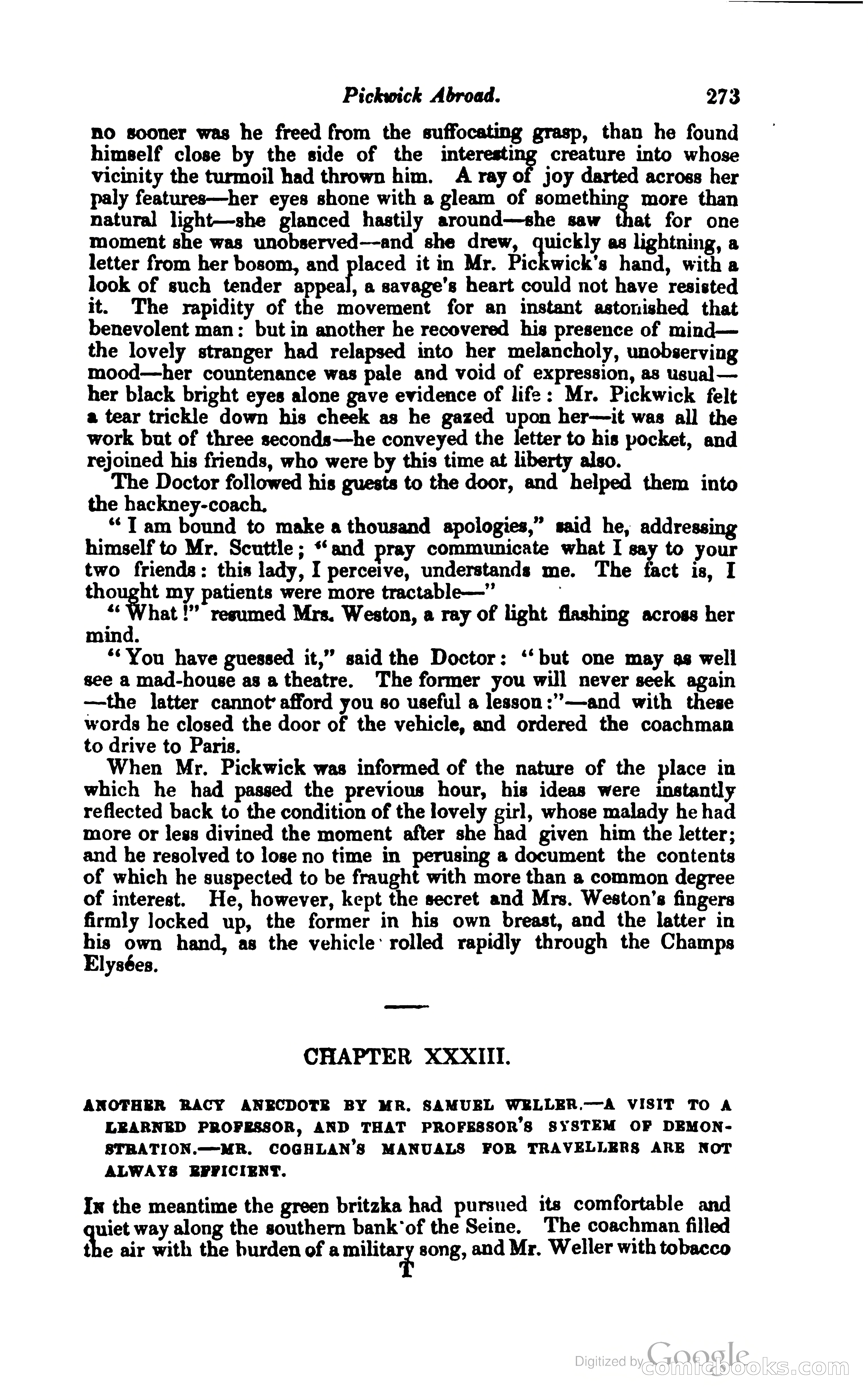 Pickwick Abroad: or, The Tour in France — page 334 of 400