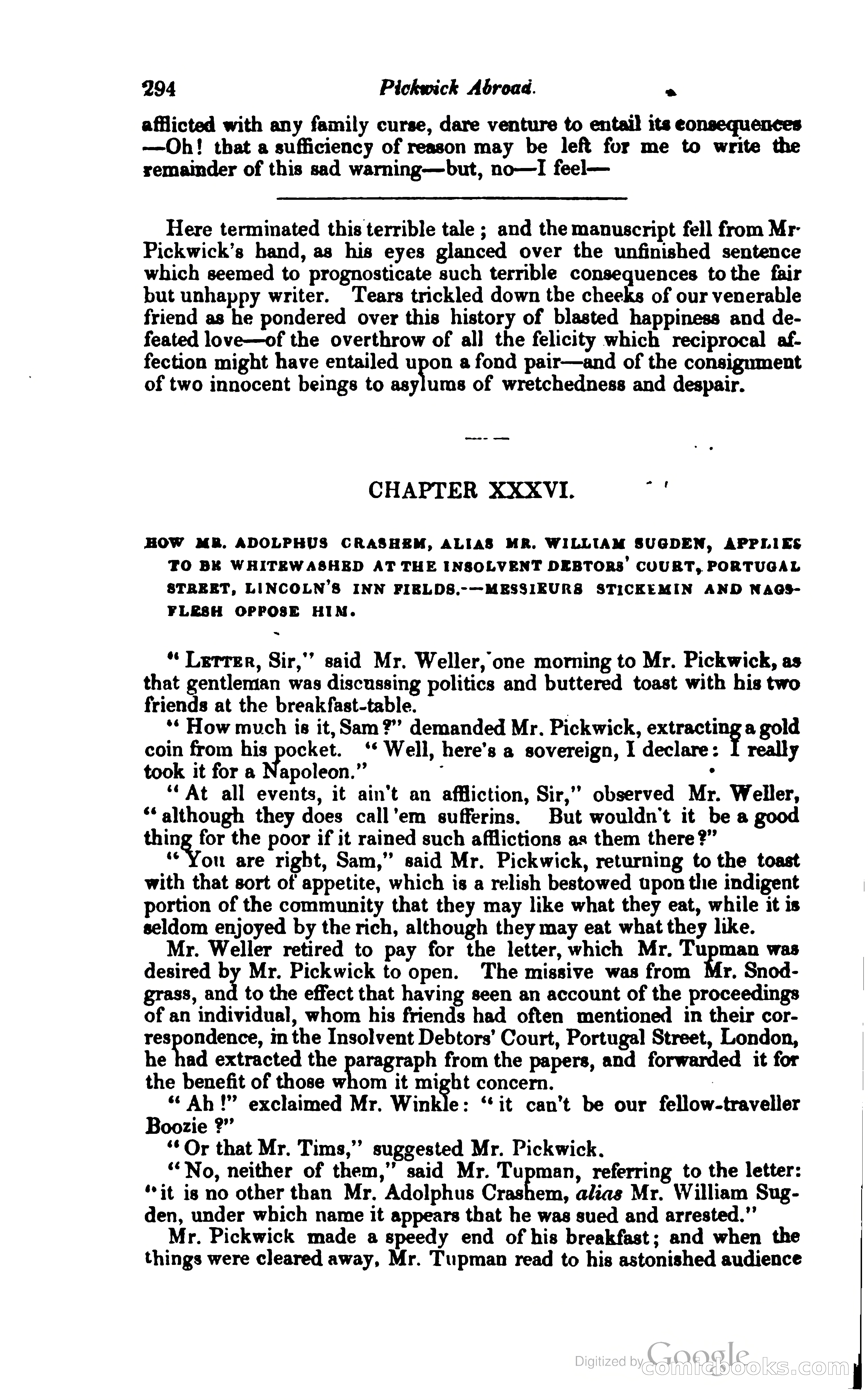 Pickwick Abroad: or, The Tour in France — page 355 of 400