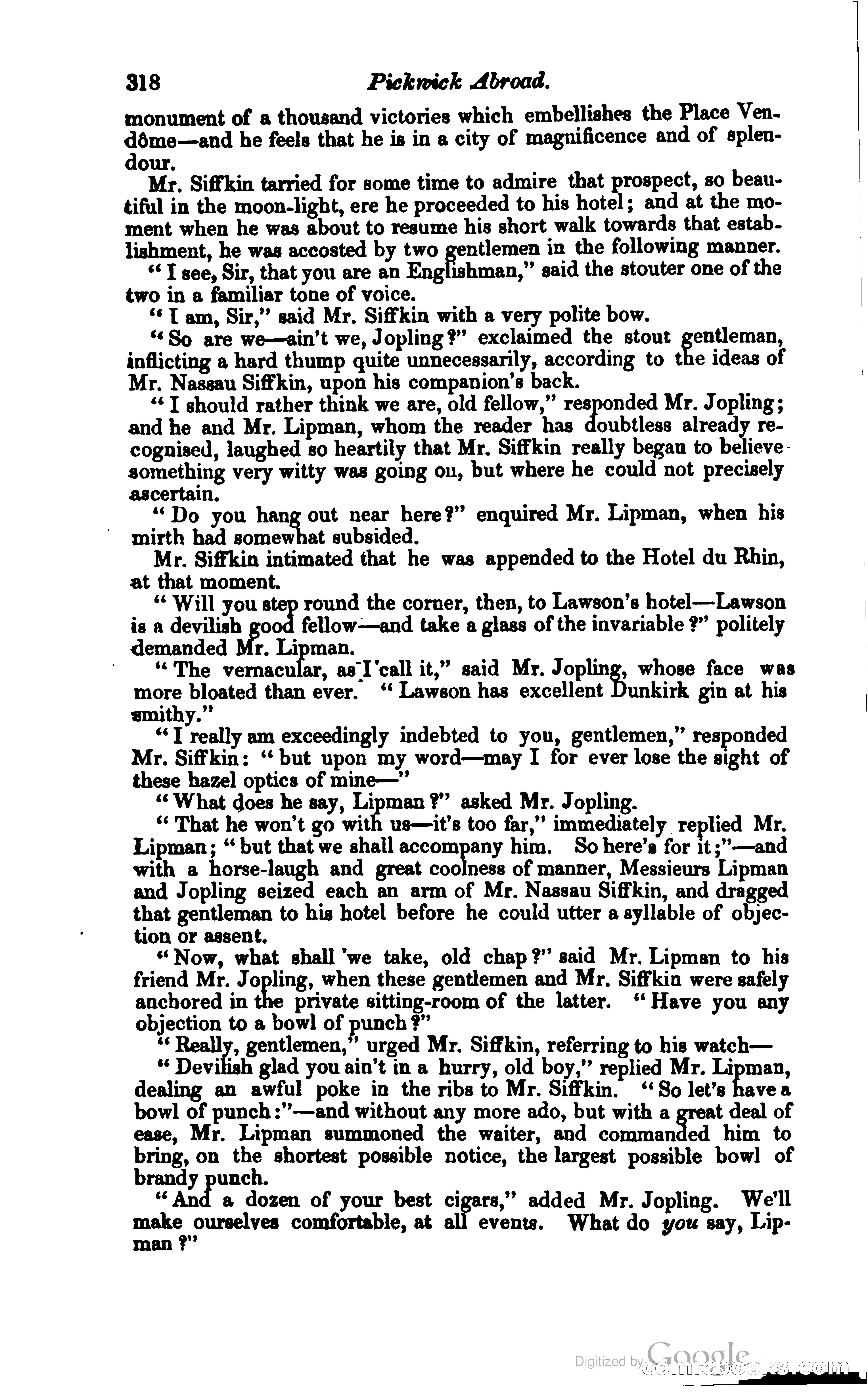 Pickwick Abroad: or, The Tour in France — page 383 of 400