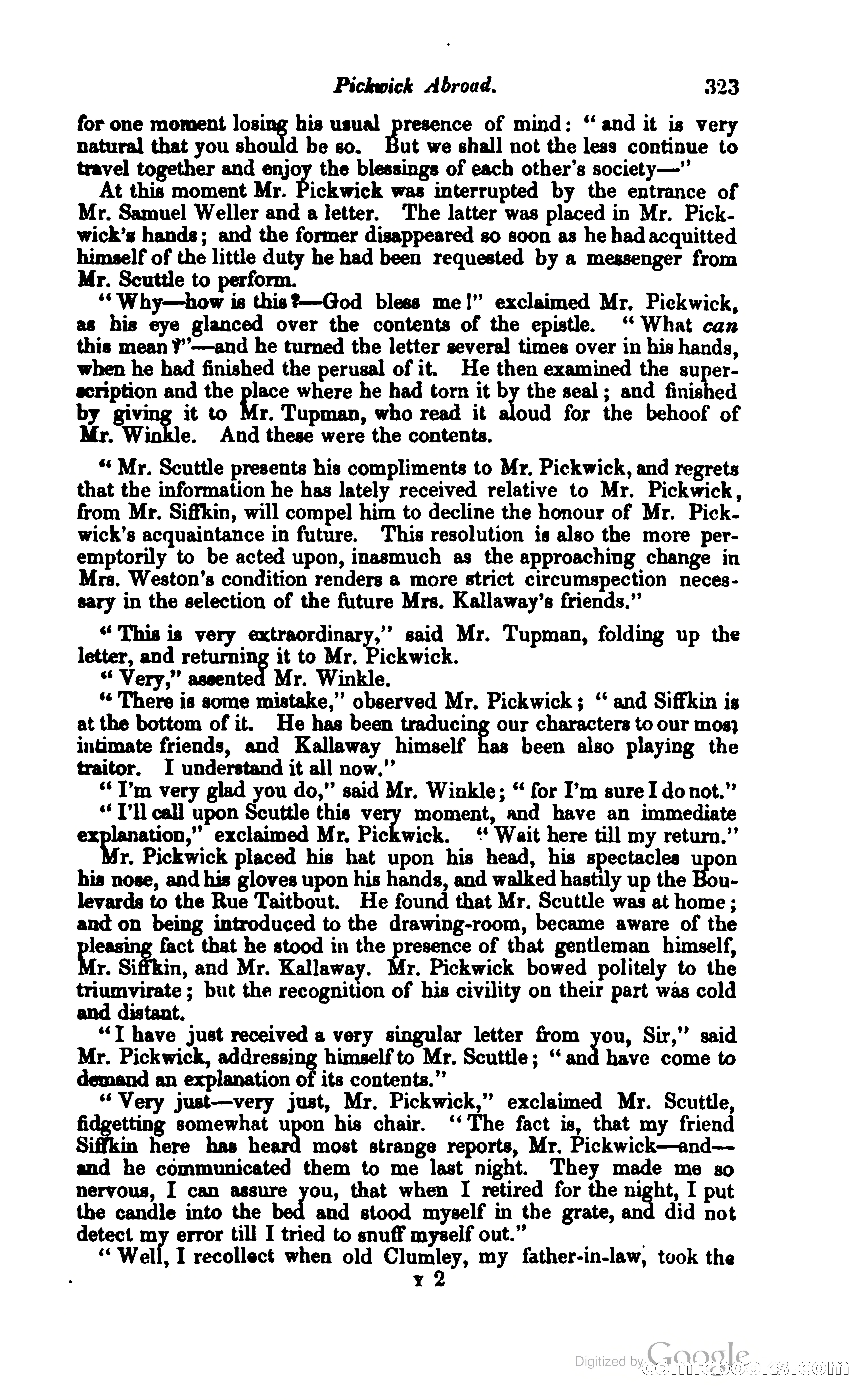 Pickwick Abroad: or, The Tour in France — page 388 of 400