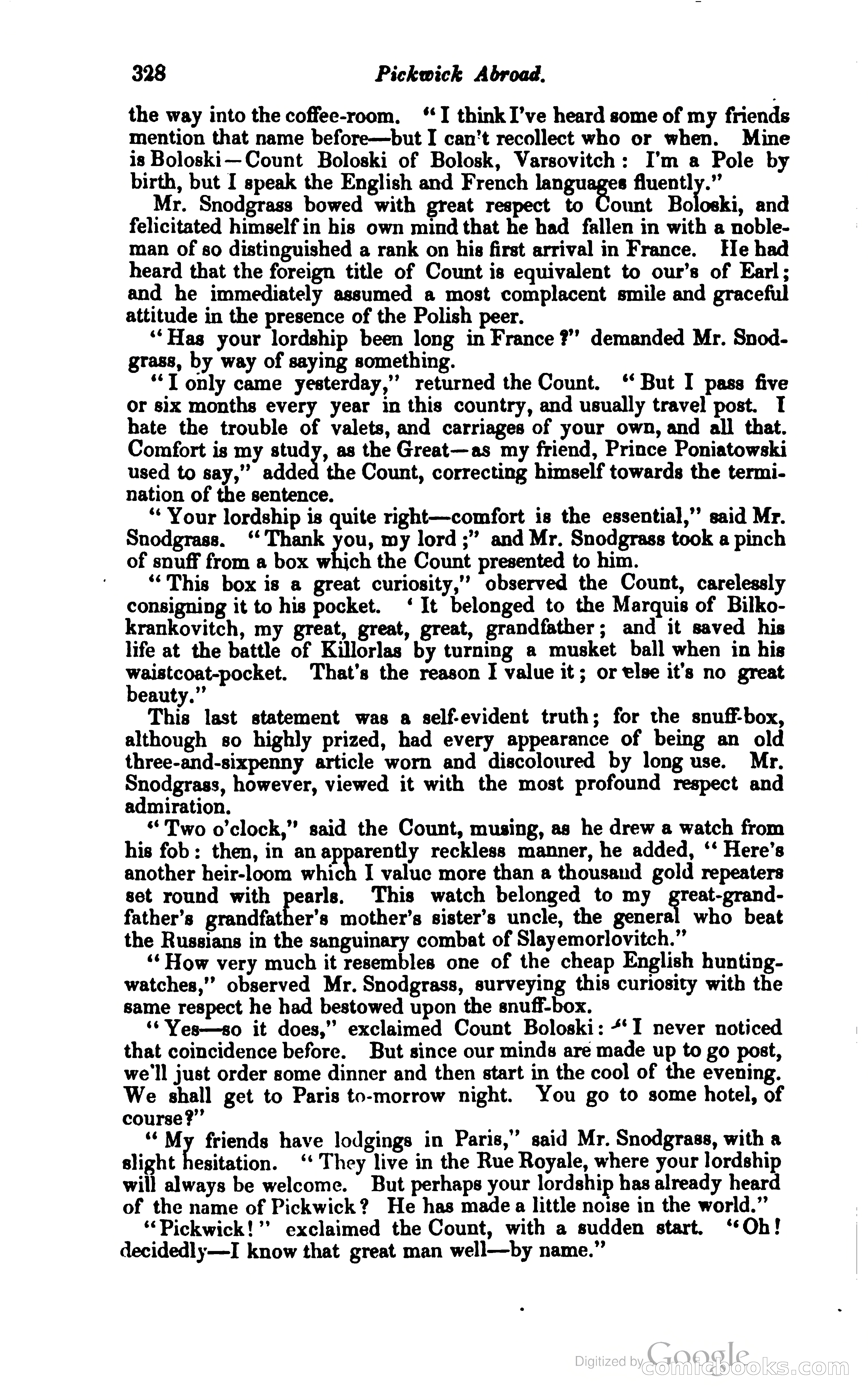 Pickwick Abroad: or, The Tour in France — page 395 of 400