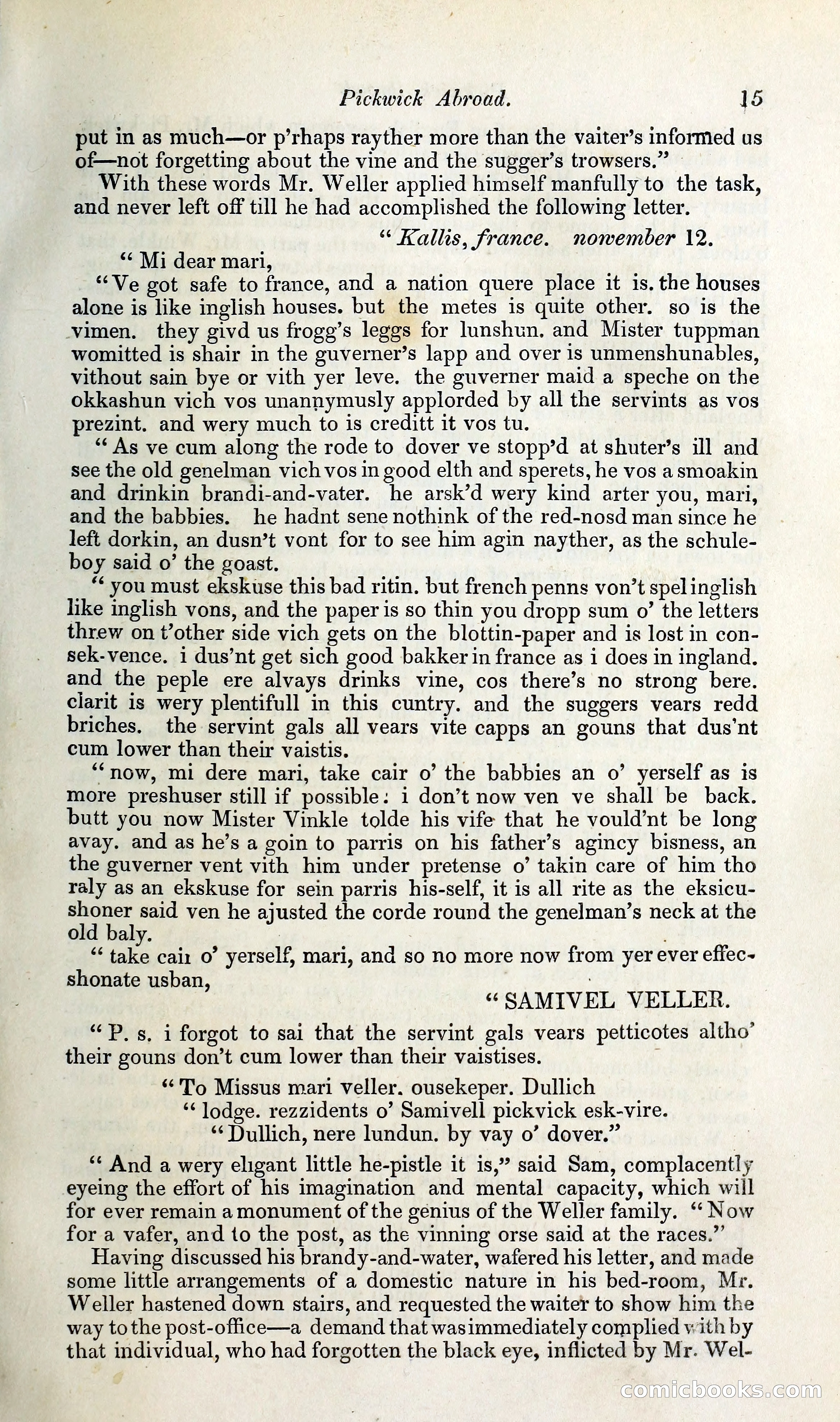 Pickwick Abroad: or, The Tour in France — page 42 of 400