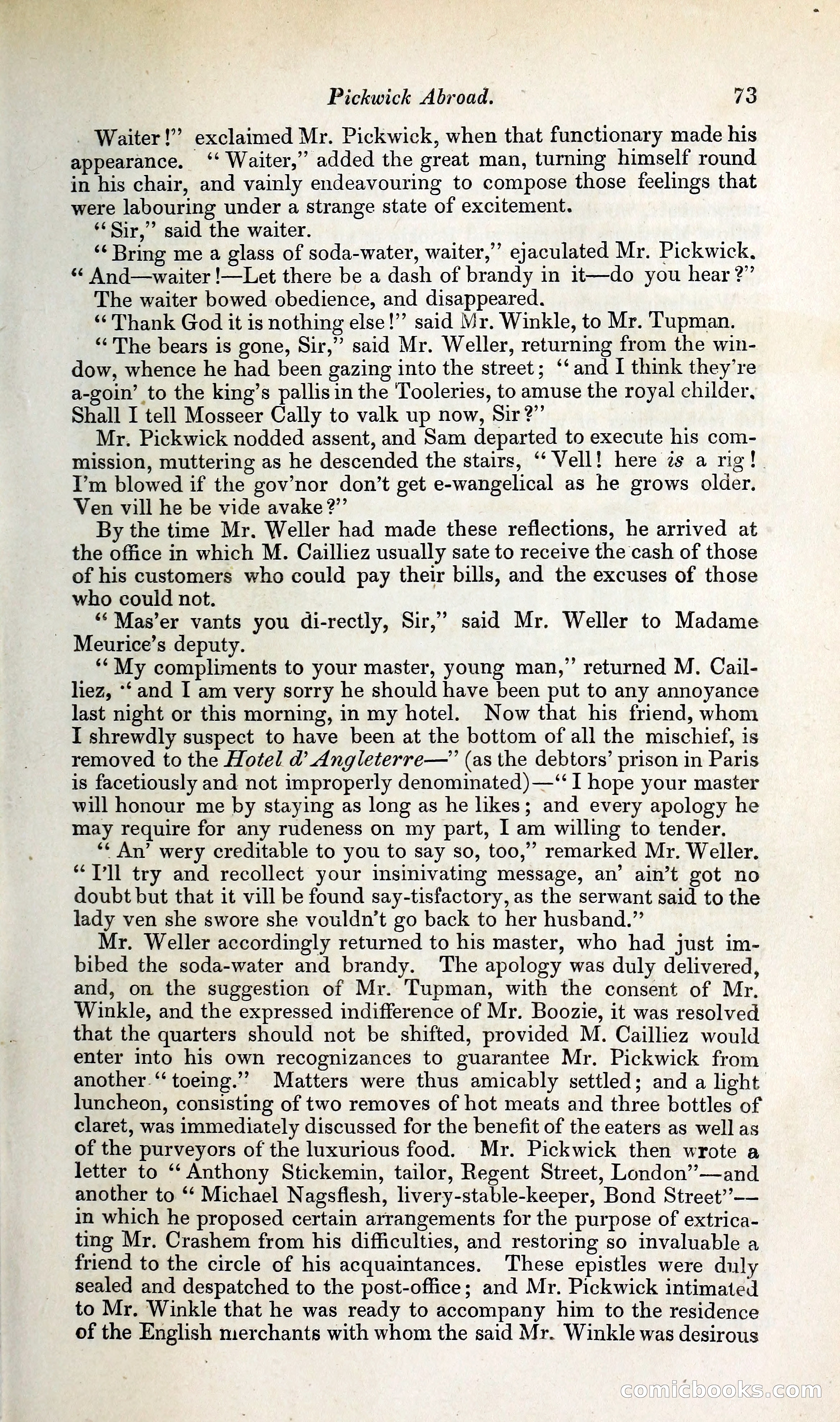 Pickwick Abroad: or, The Tour in France — page 106 of 400