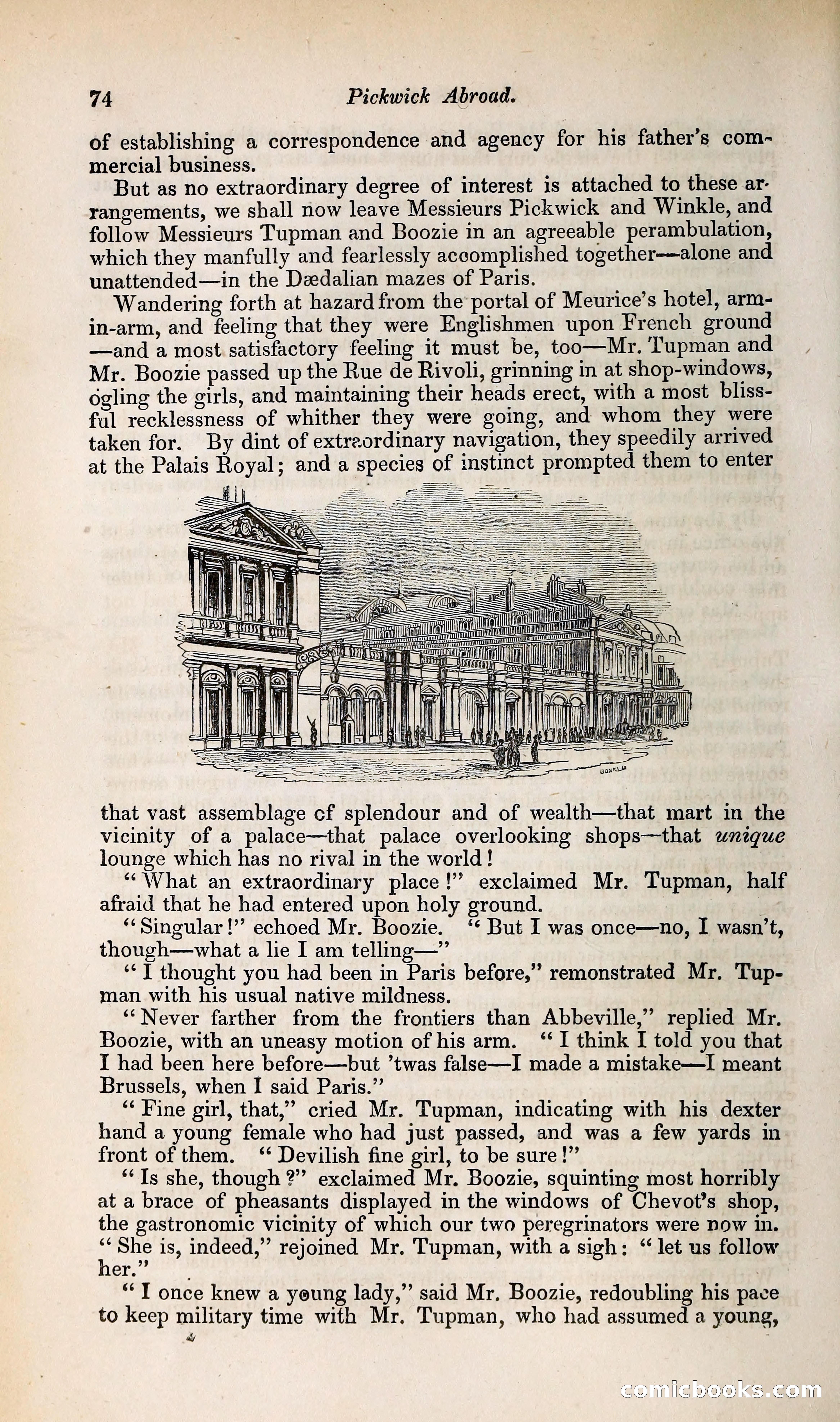 Pickwick Abroad: or, The Tour in France — page 107 of 400