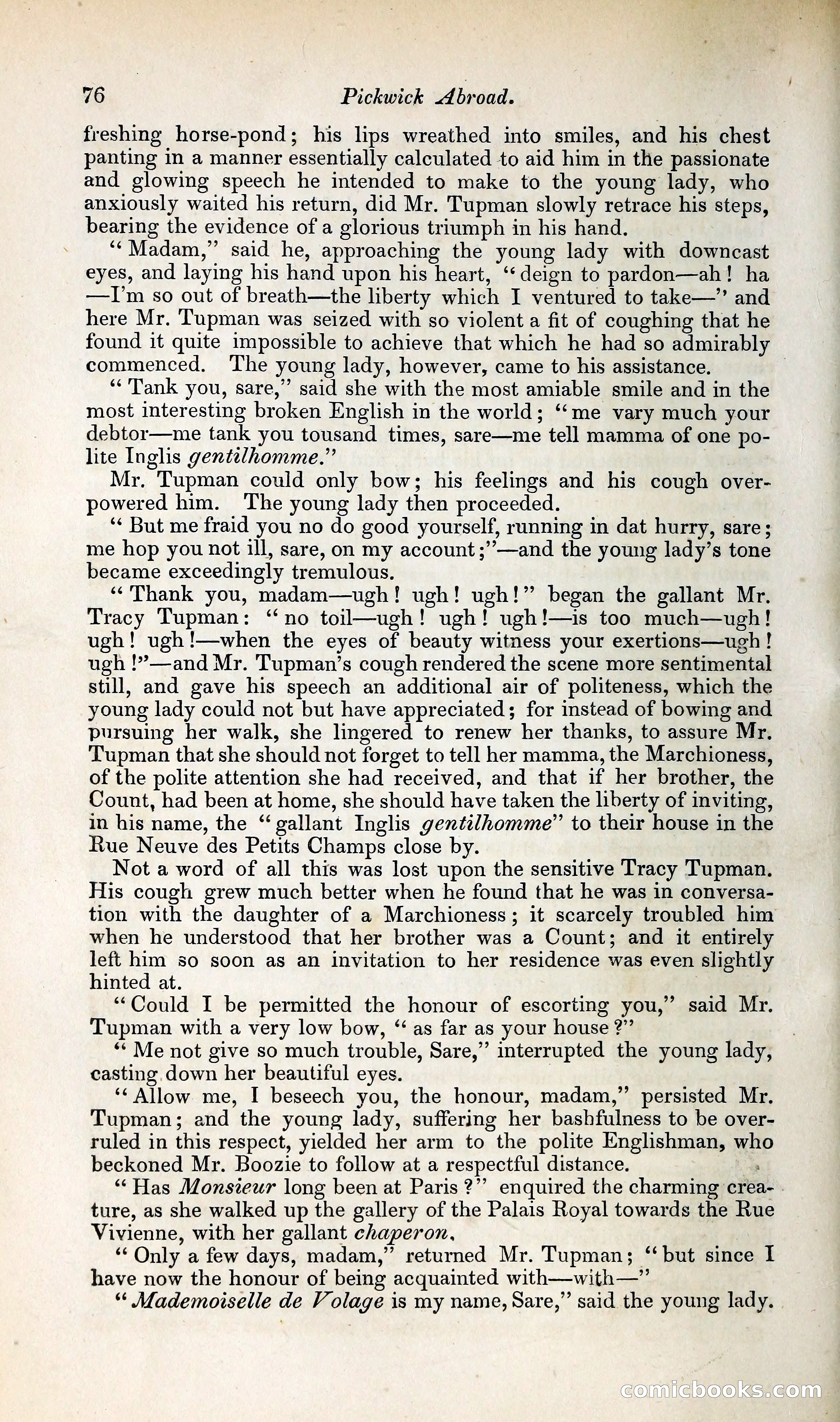 Pickwick Abroad: or, The Tour in France — page 109 of 400