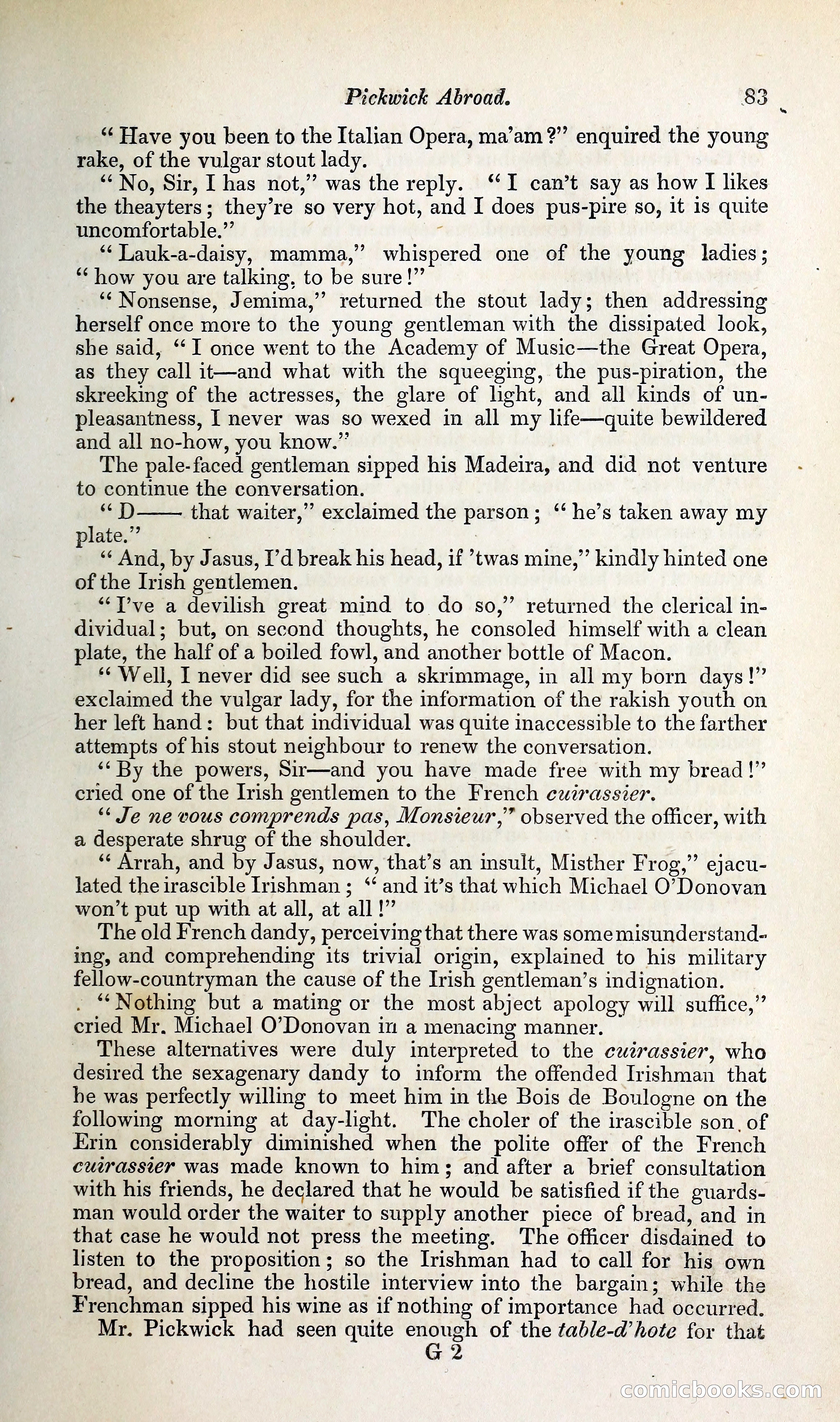 Pickwick Abroad: or, The Tour in France — page 118 of 400