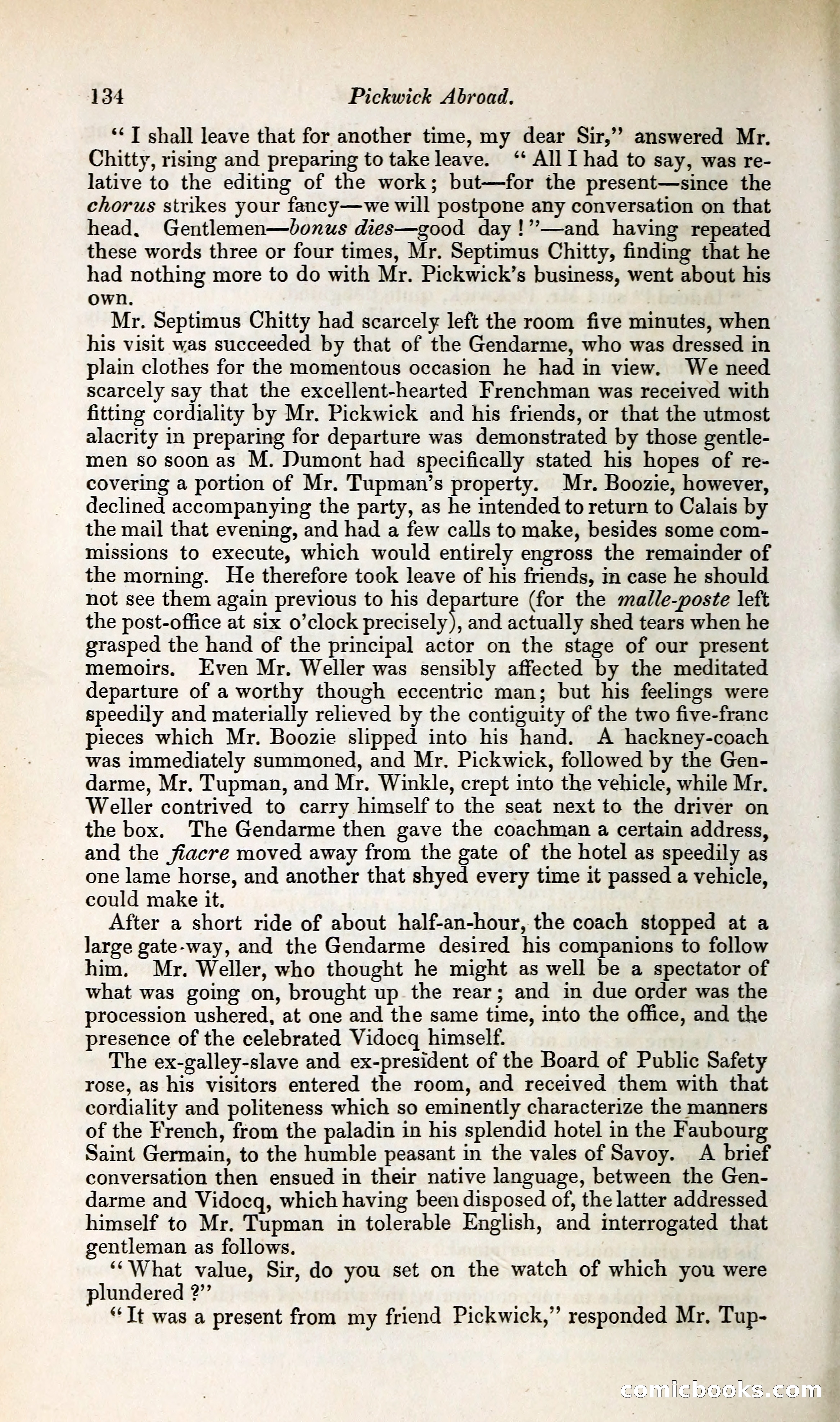 Pickwick Abroad: or, The Tour in France — page 177 of 400