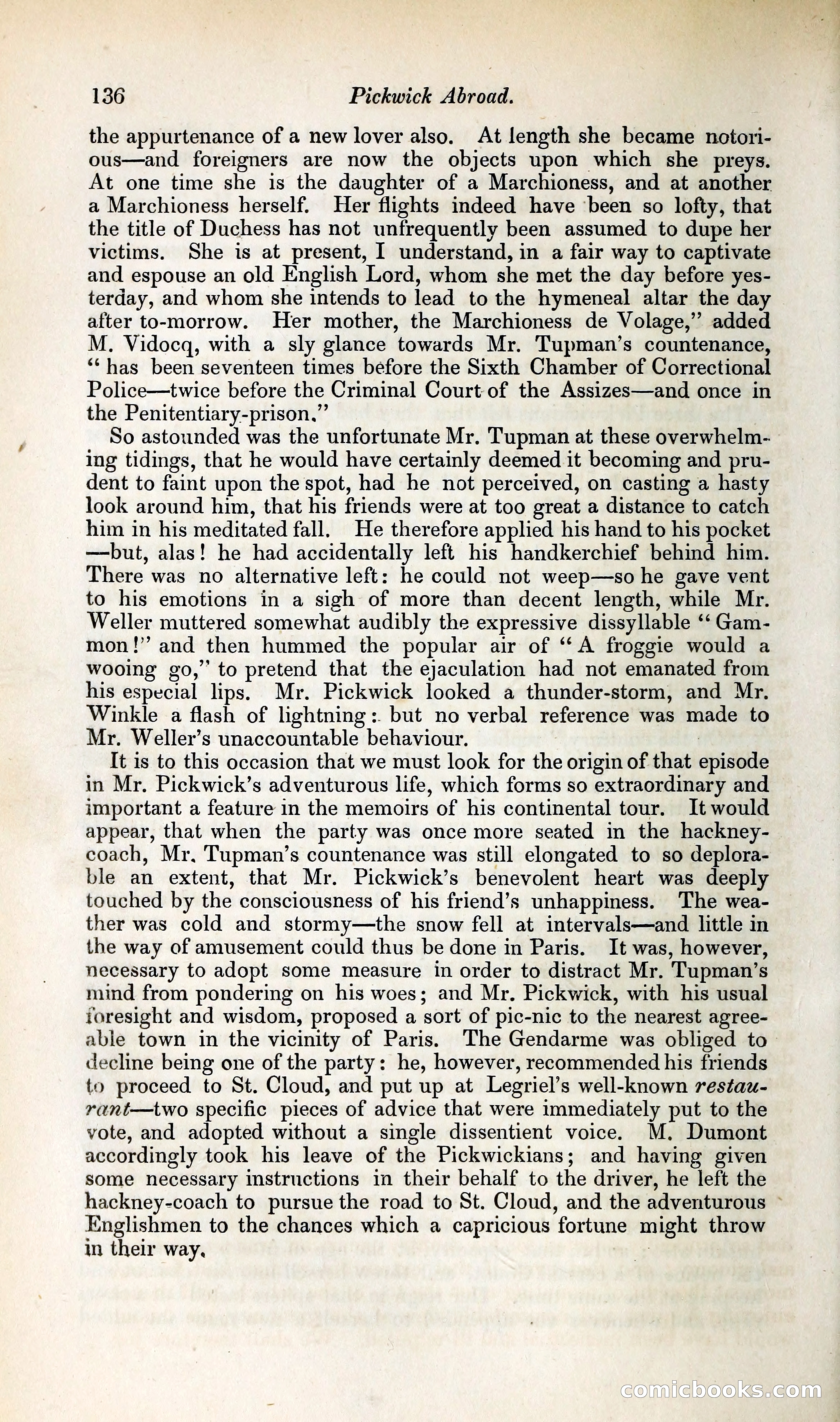 Pickwick Abroad: or, The Tour in France — page 179 of 400