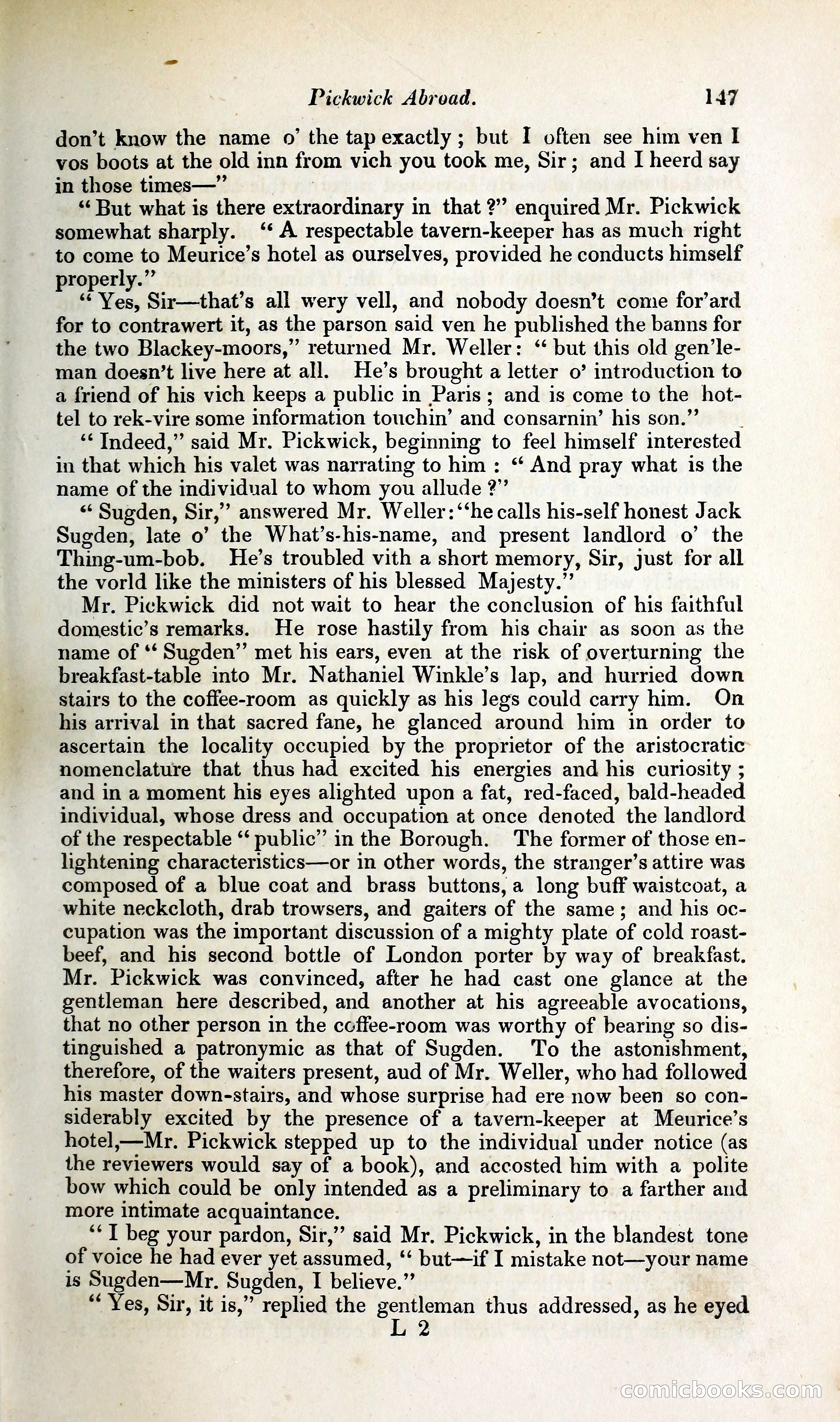 Pickwick Abroad: or, The Tour in France — page 192 of 400