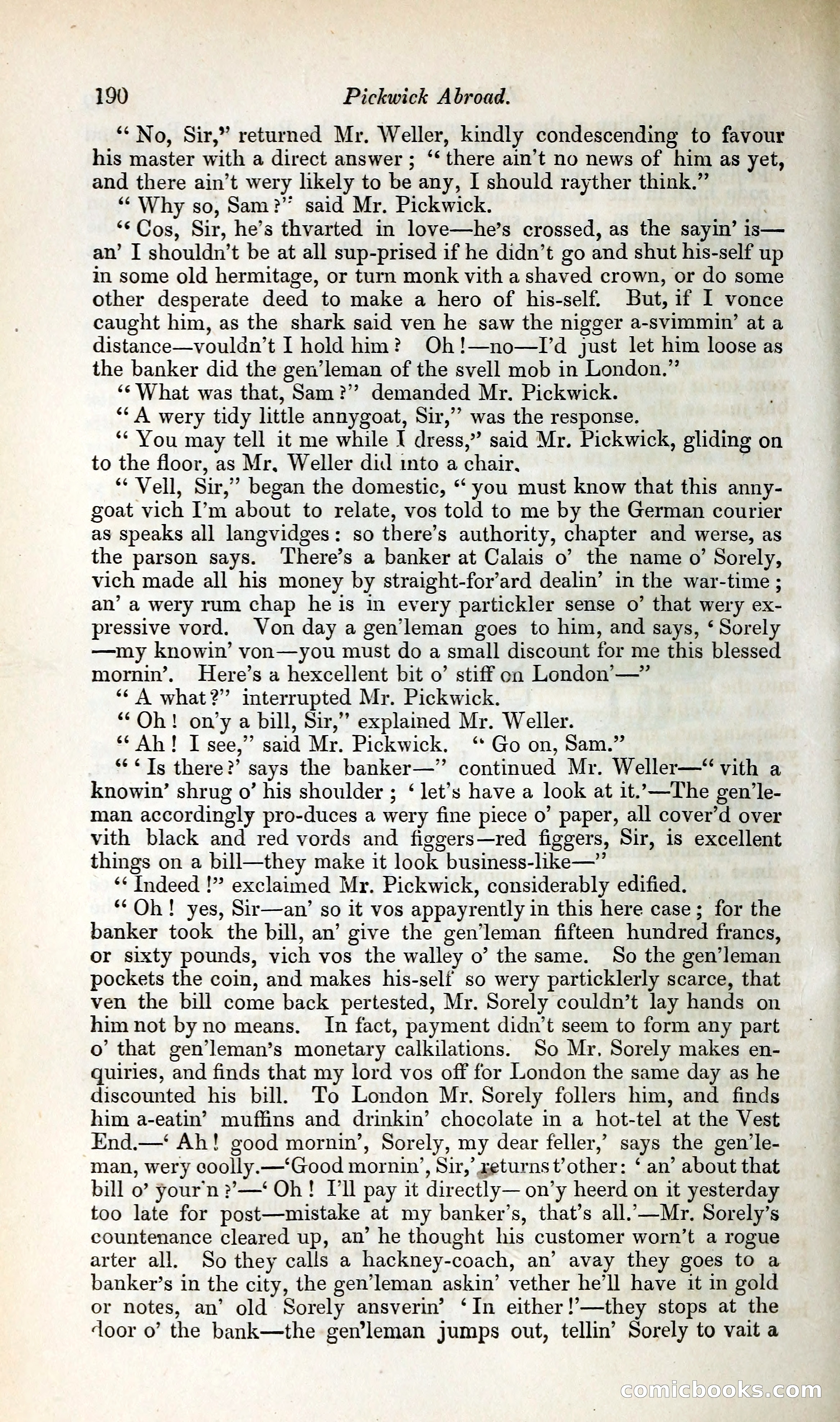 Pickwick Abroad: or, The Tour in France — page 239 of 400