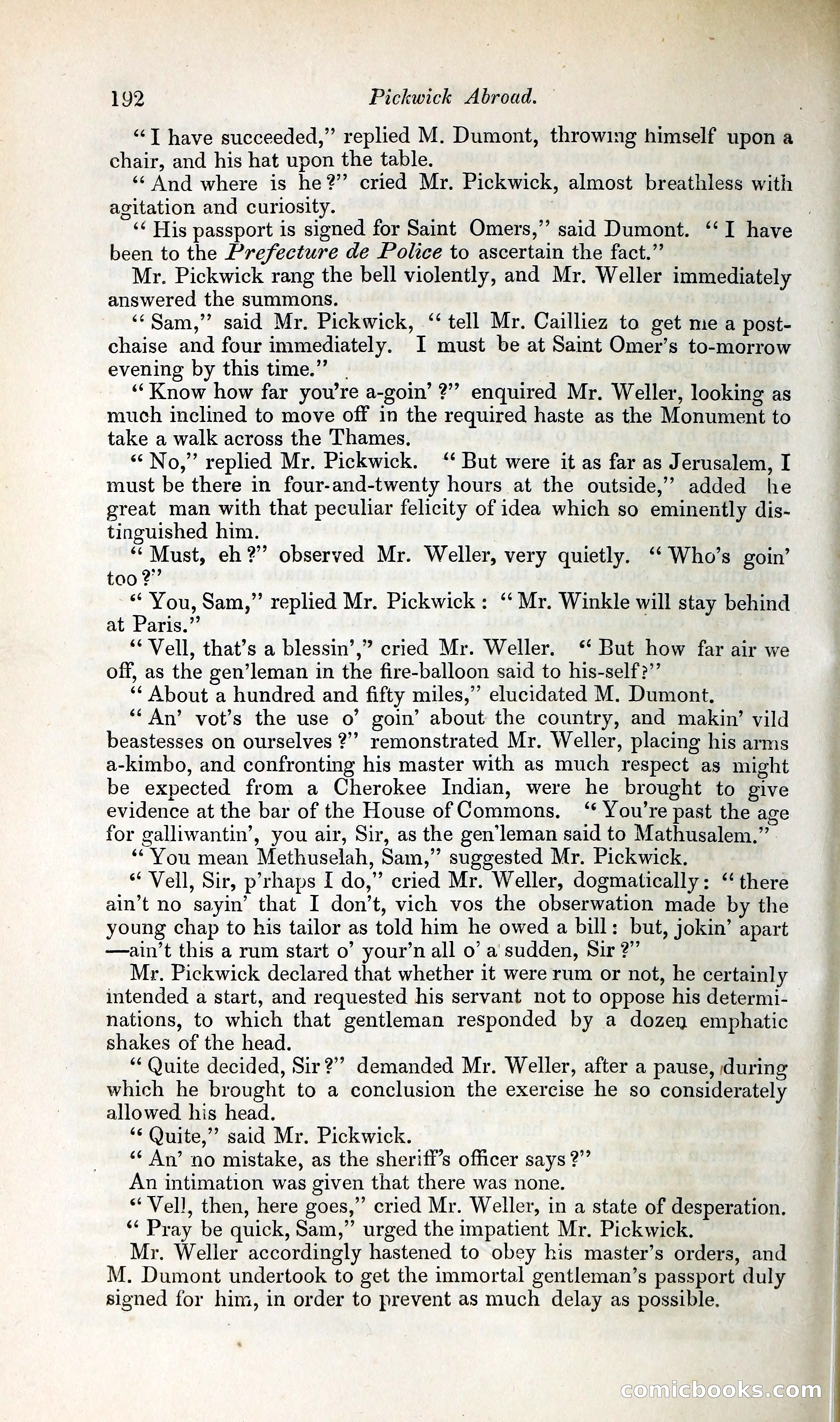 Pickwick Abroad: or, The Tour in France — page 241 of 400