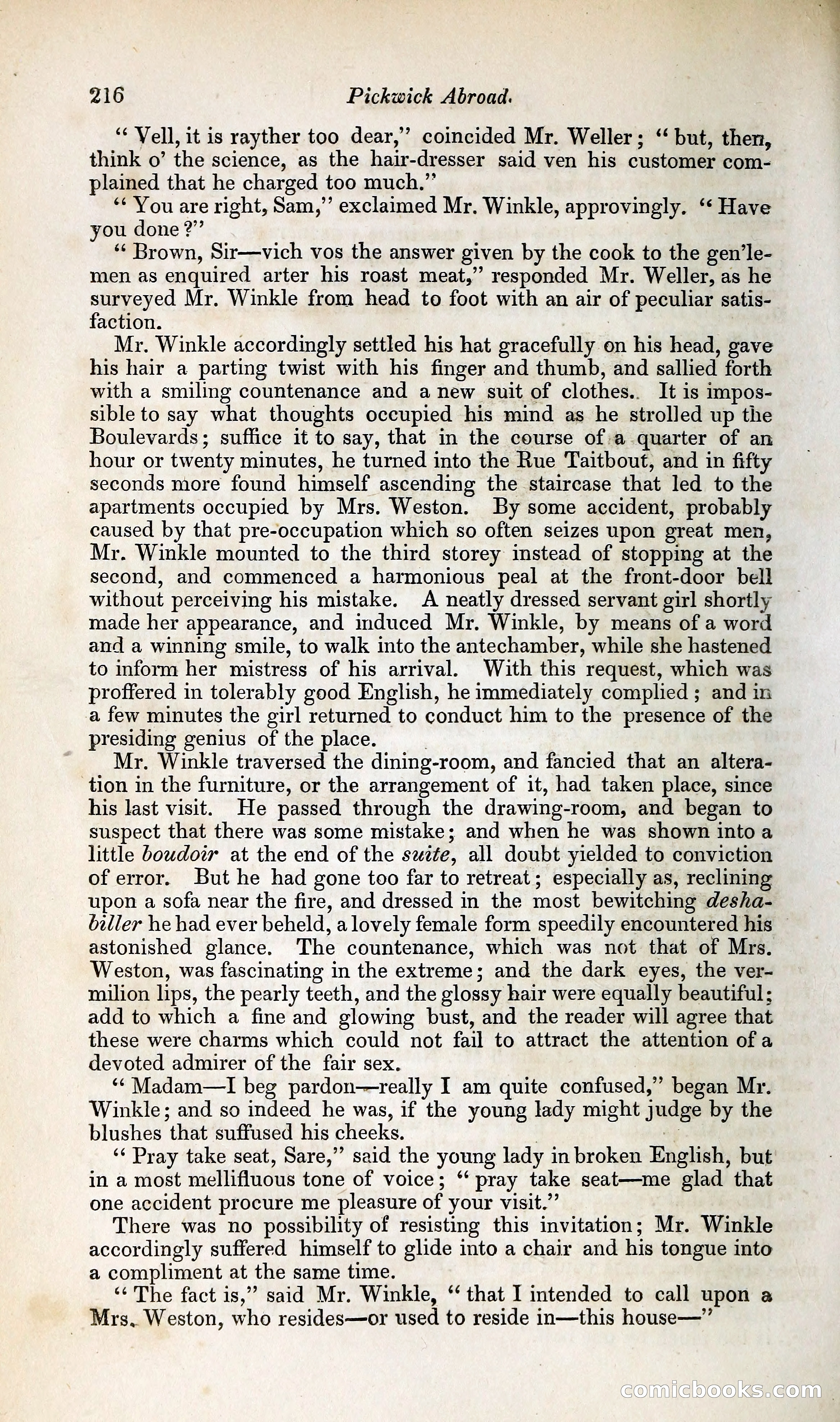 Pickwick Abroad: or, The Tour in France — page 267 of 400