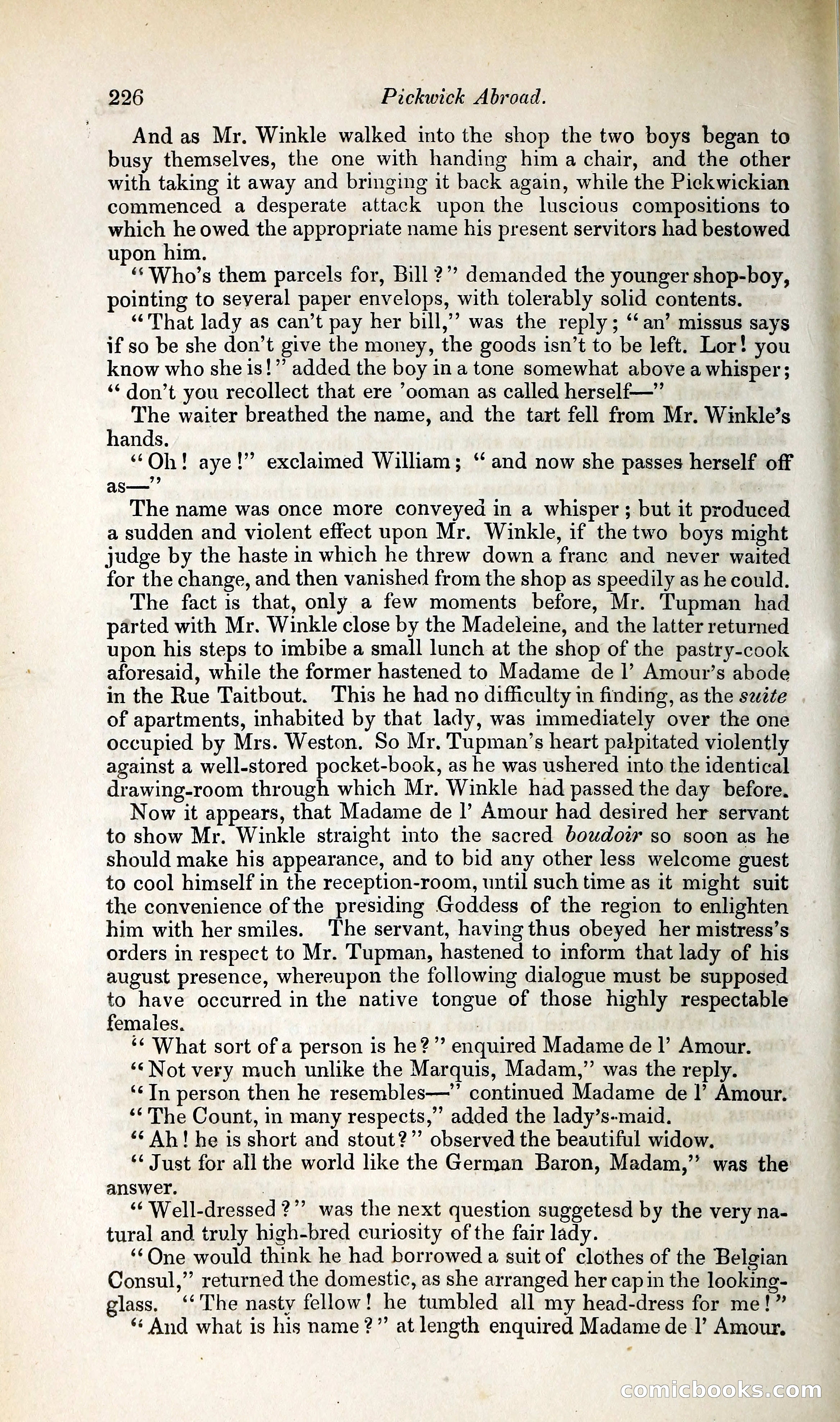 Pickwick Abroad: or, The Tour in France — page 279 of 400