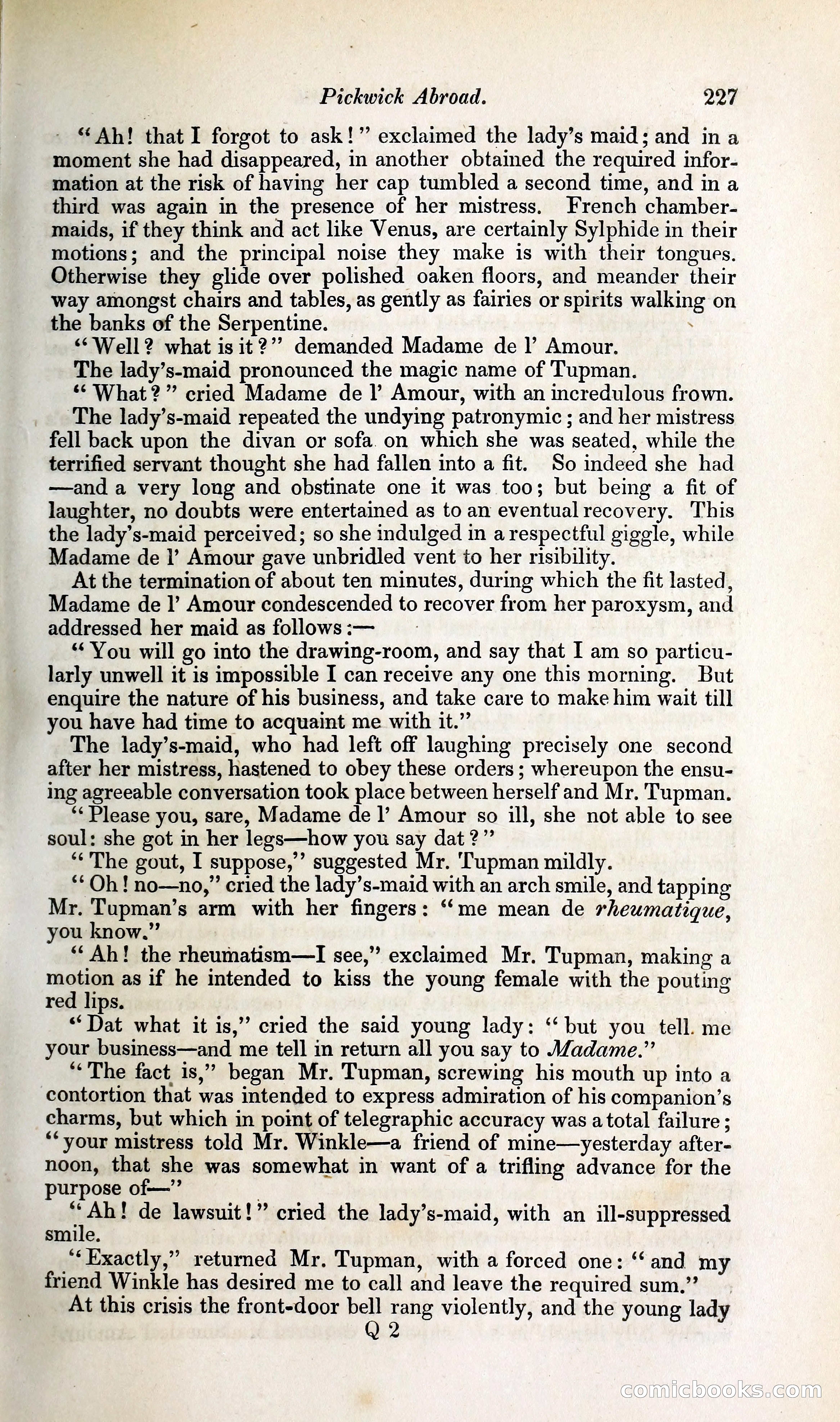 Pickwick Abroad: or, The Tour in France — page 280 of 400