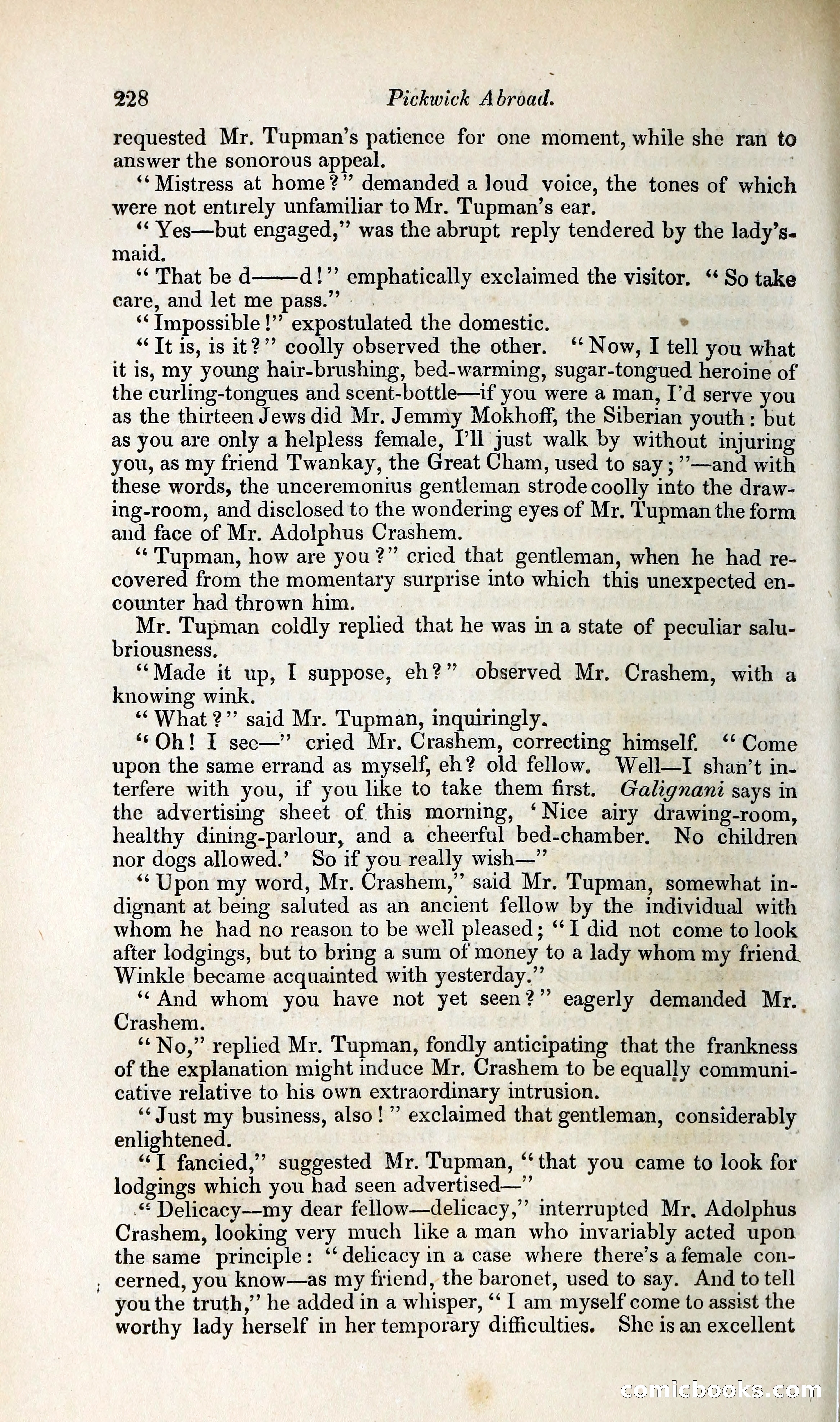 Pickwick Abroad: or, The Tour in France — page 281 of 400