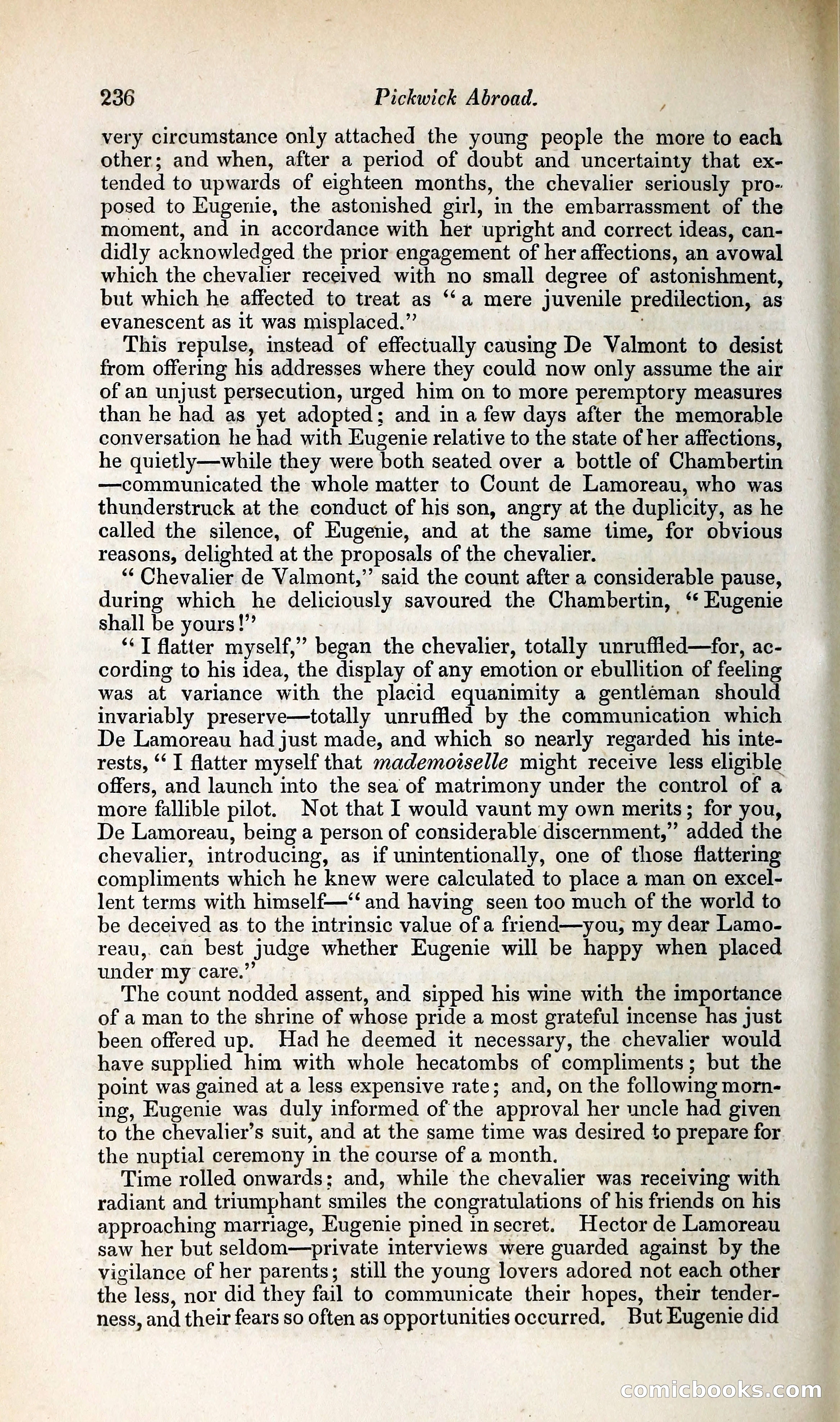 Pickwick Abroad: or, The Tour in France — page 291 of 400