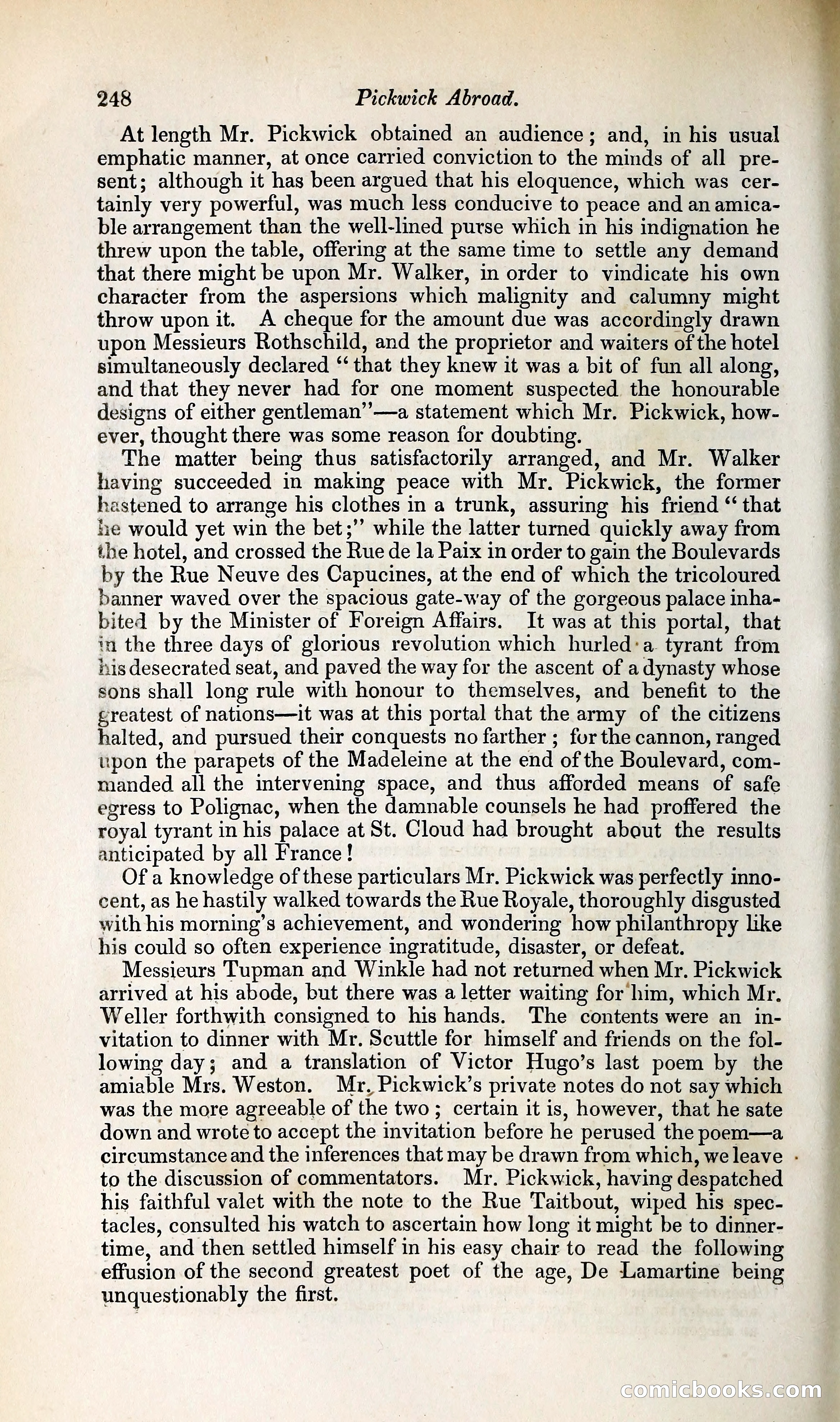 Pickwick Abroad: or, The Tour in France — page 305 of 400
