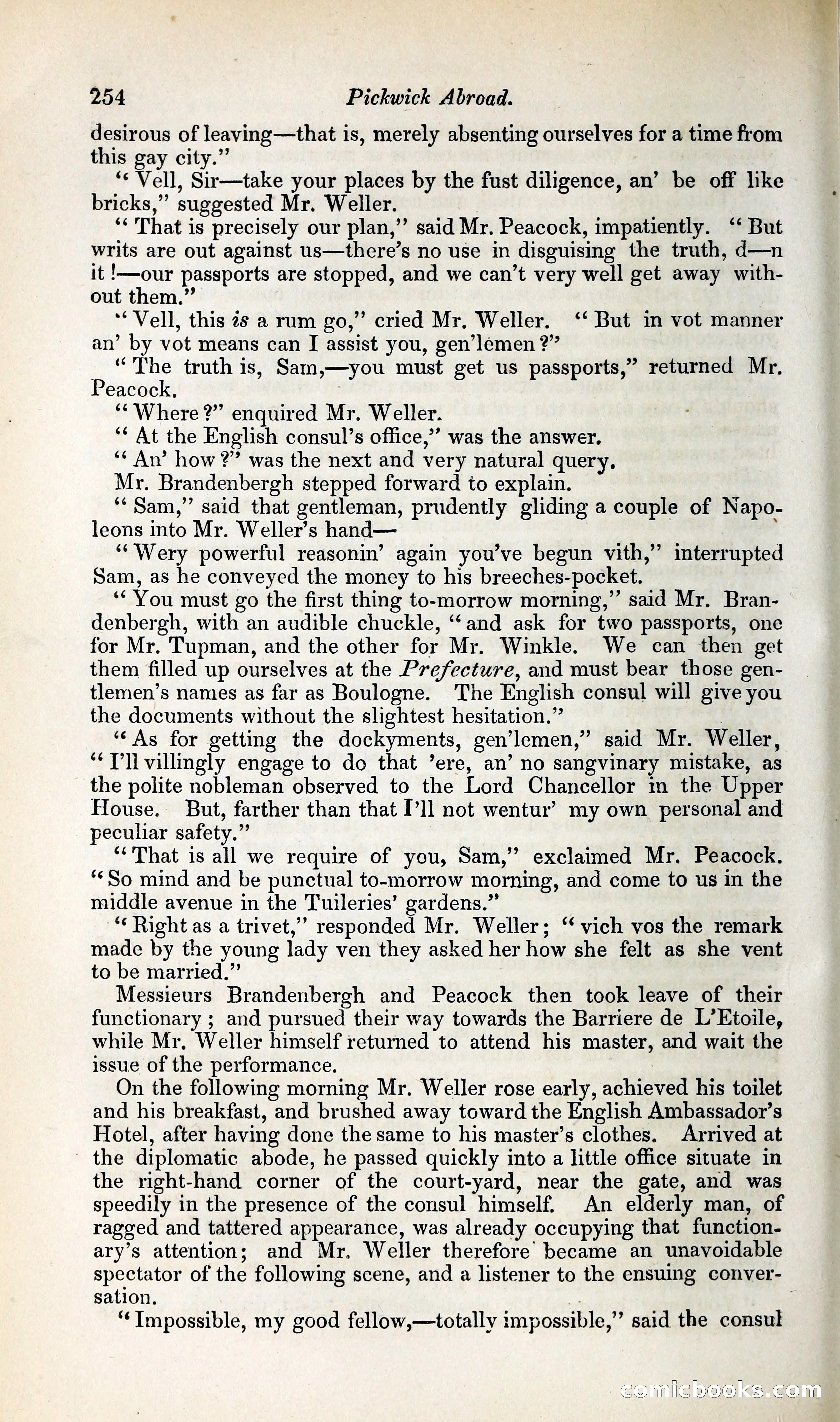 Pickwick Abroad: or, The Tour in France — page 311 of 400