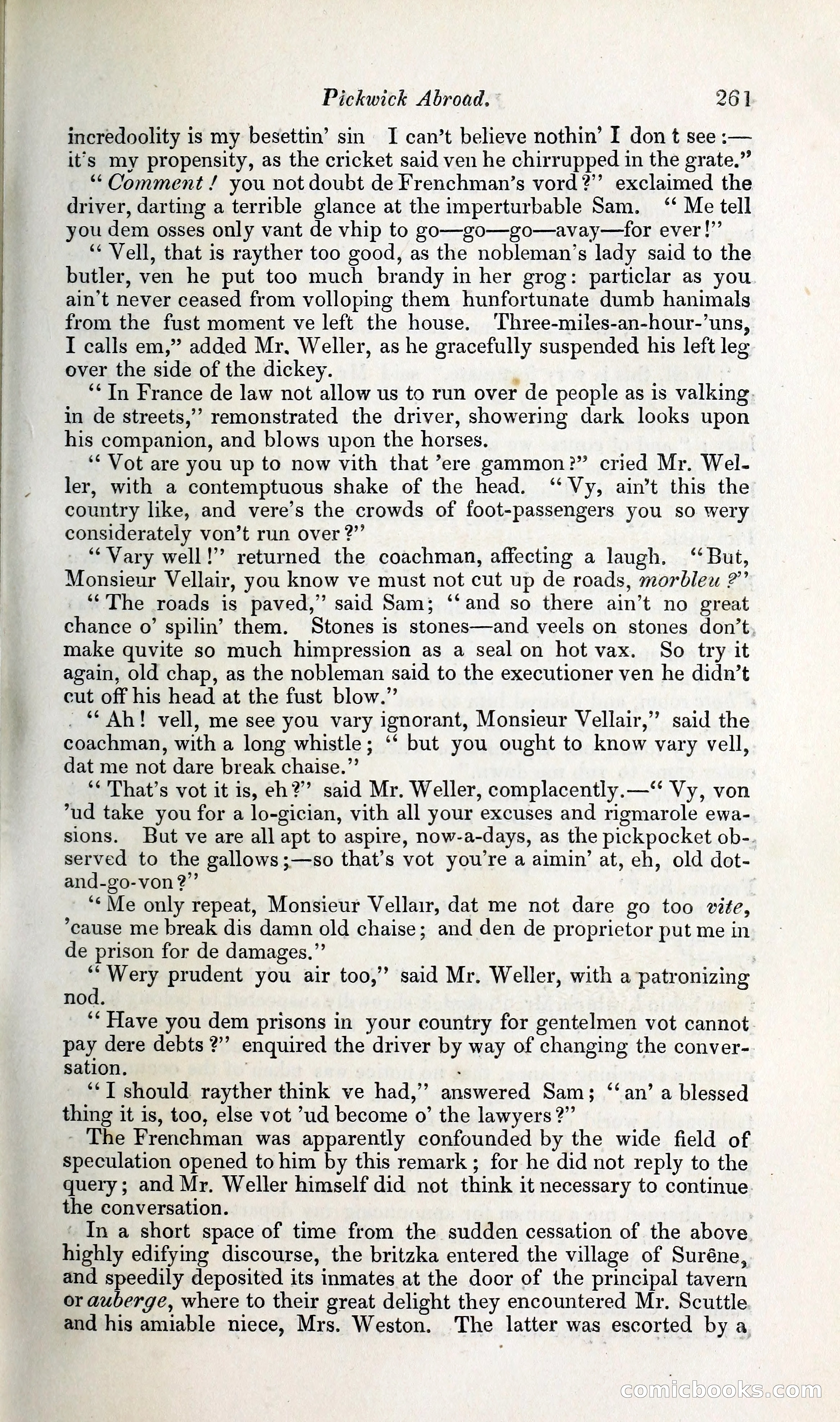 Pickwick Abroad: or, The Tour in France — page 318 of 400