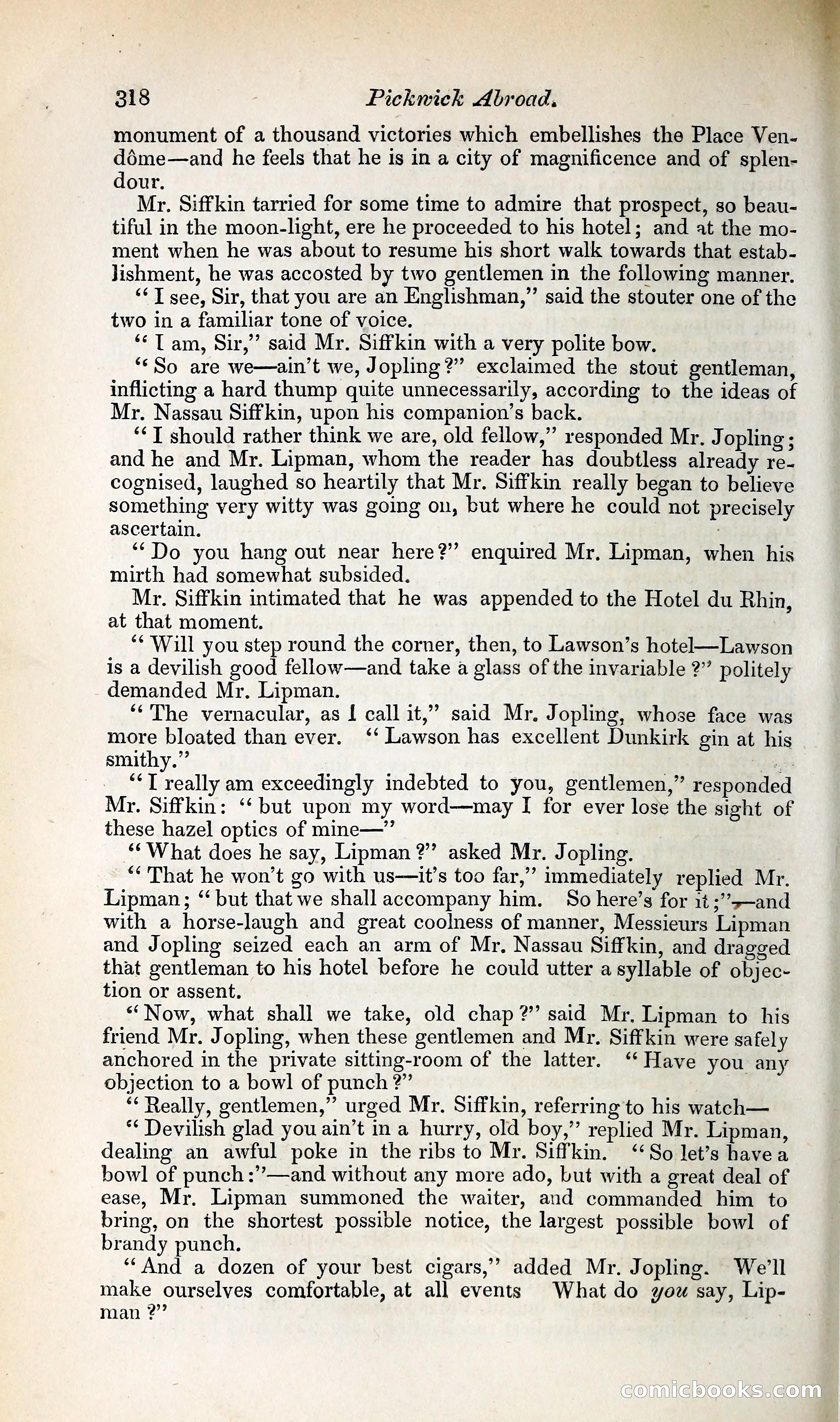 Pickwick Abroad: or, The Tour in France — page 383 of 400