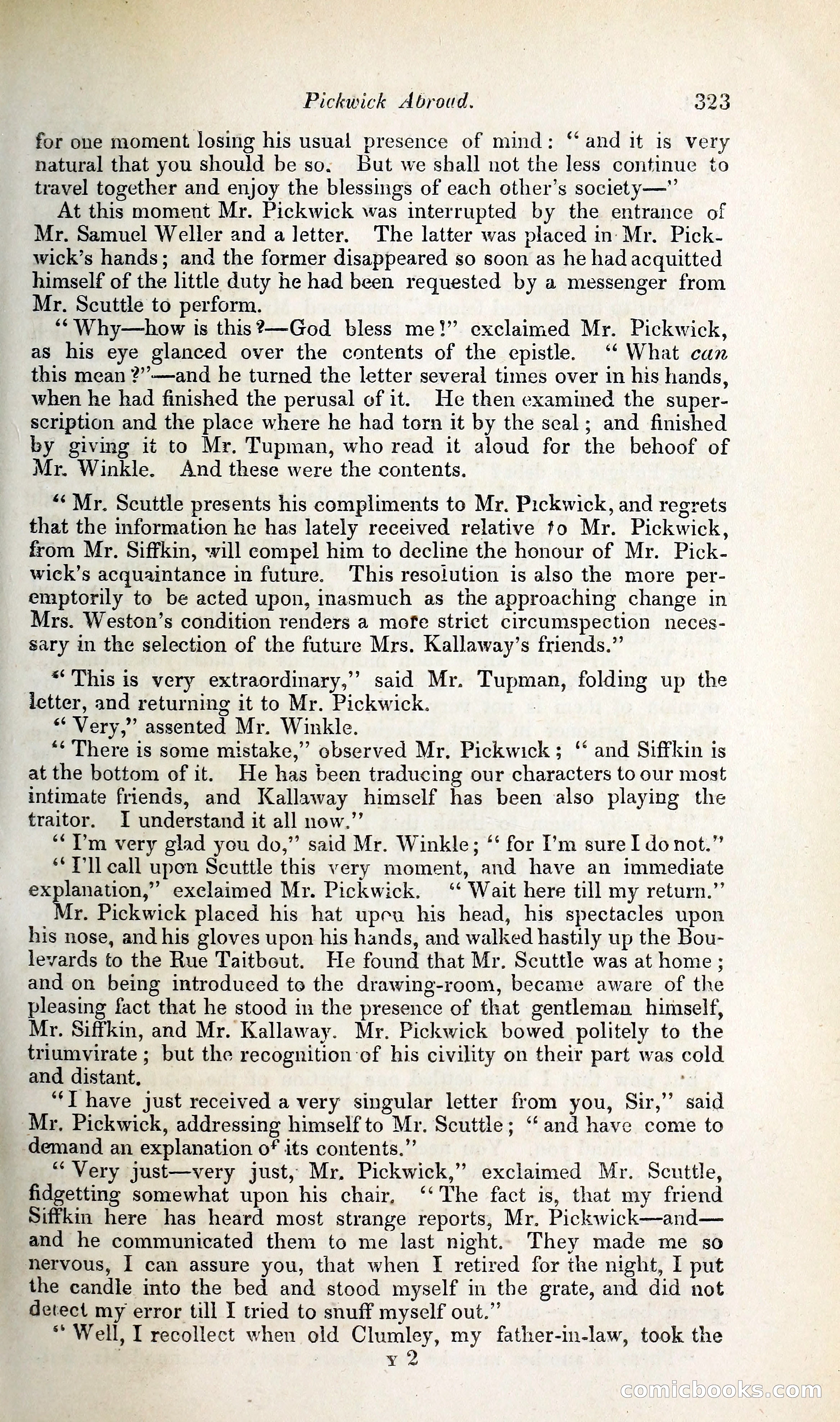 Pickwick Abroad: or, The Tour in France — page 388 of 400